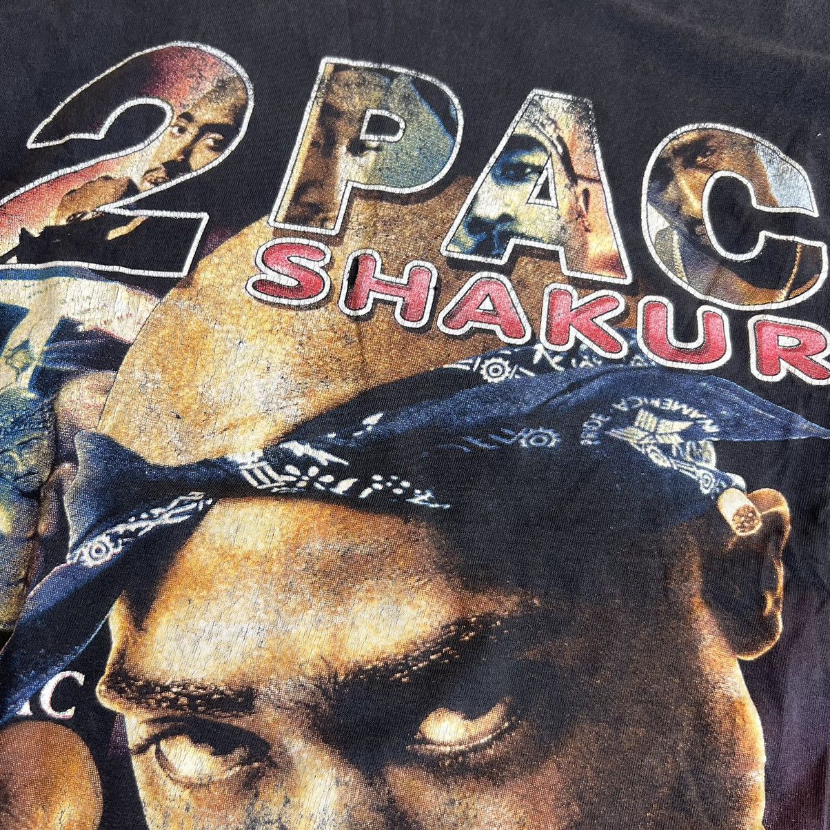 Rap Tees 90s Tupac Rap Tee faded thrashed Size US L / EU 52-54 / 3 - 7 Thumbnail