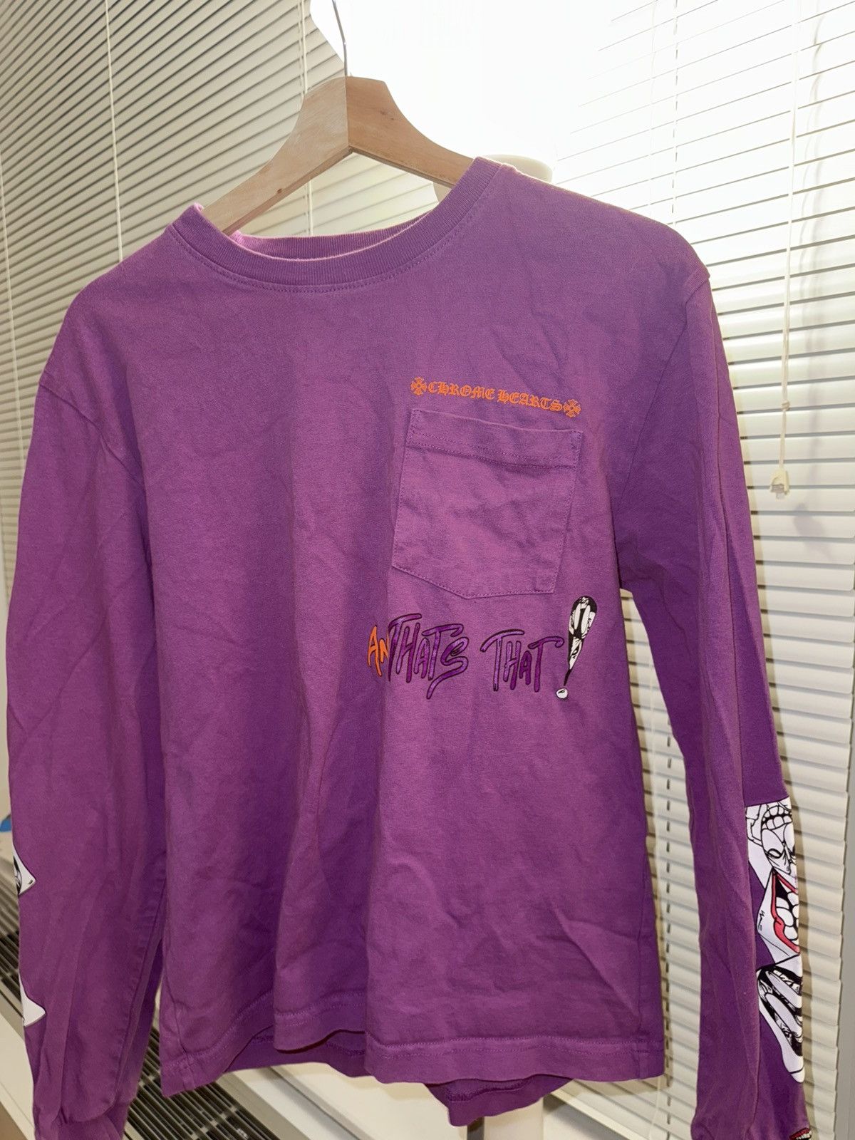 Chrome Hearts Matty Boy Thats That Long Sleeve Tee Shirt Size S / US 4 / IT 40 - 1 Thumbnail