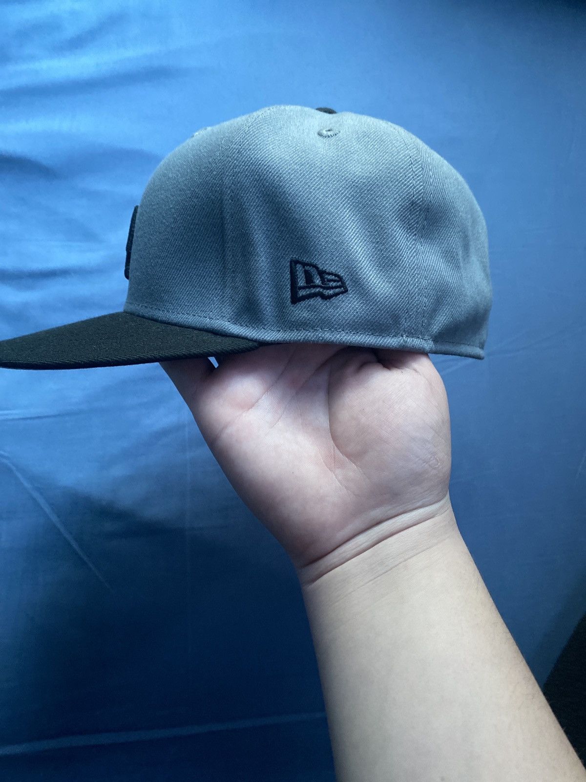 New Era LA Dodgers fitted hat grey/black 7 1/4 Size ONE SIZE - 3 Thumbnail