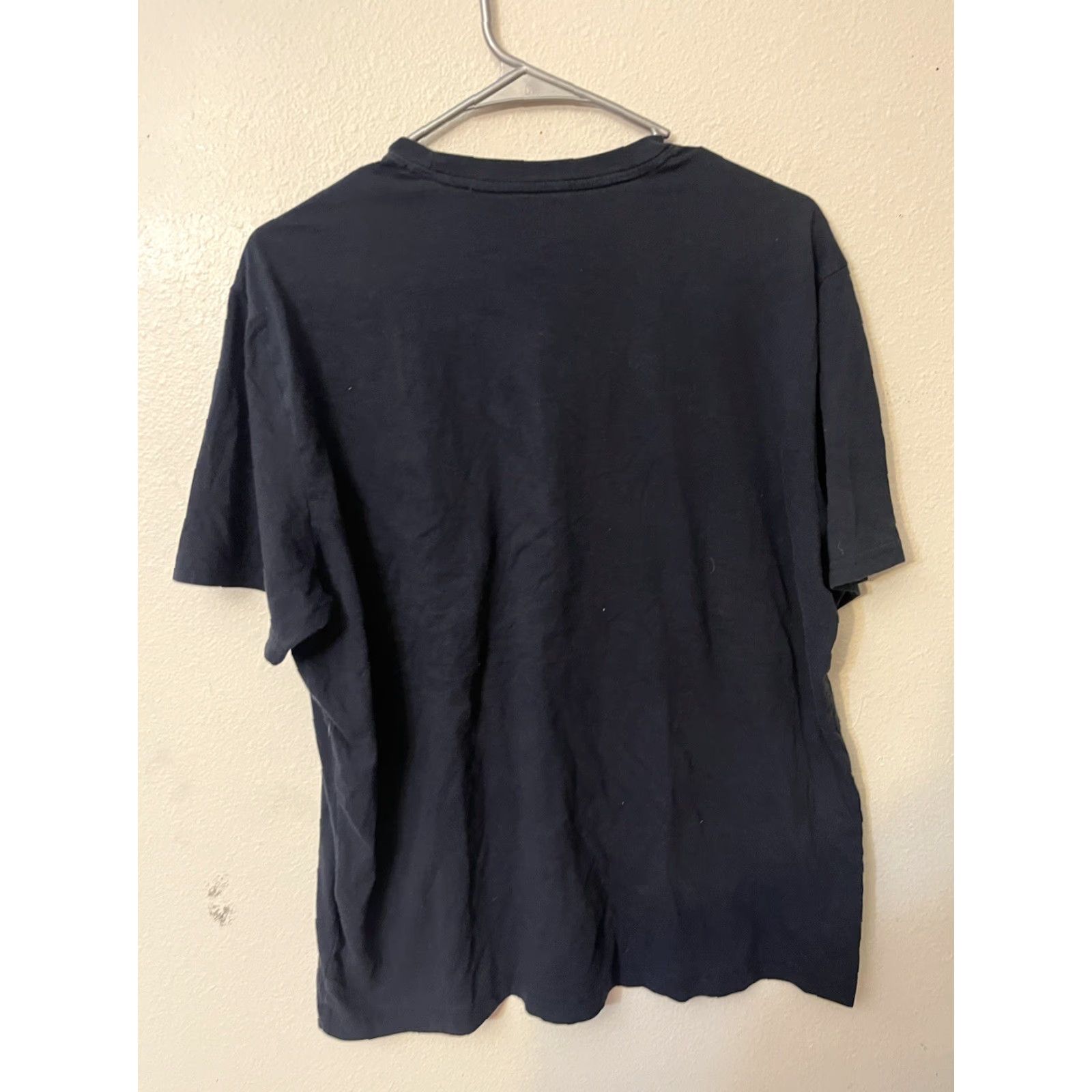 Banana Republic Banana Republic T-Shirt Floral Globe Earth Navy Blue Size Large Men Crew Neck Short Sleeve Cotton Blend Size US L / EU 52-54 / 3 - 3 Thumbnail