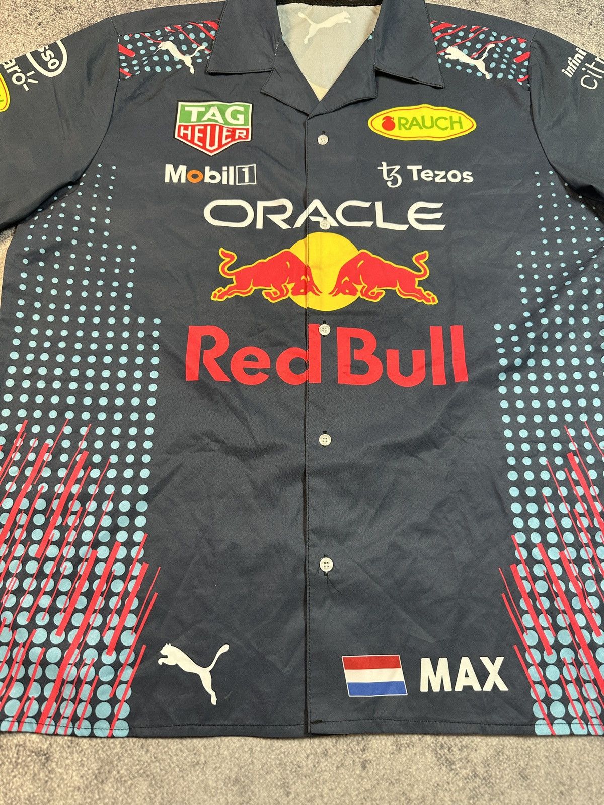 Formula 1 × Puma × Red Bull Puma Red Bull Racing Formula 1 Max Verstappen Shirt F1 Team Size US XL / EU 56 / 4 - 4 Thumbnail