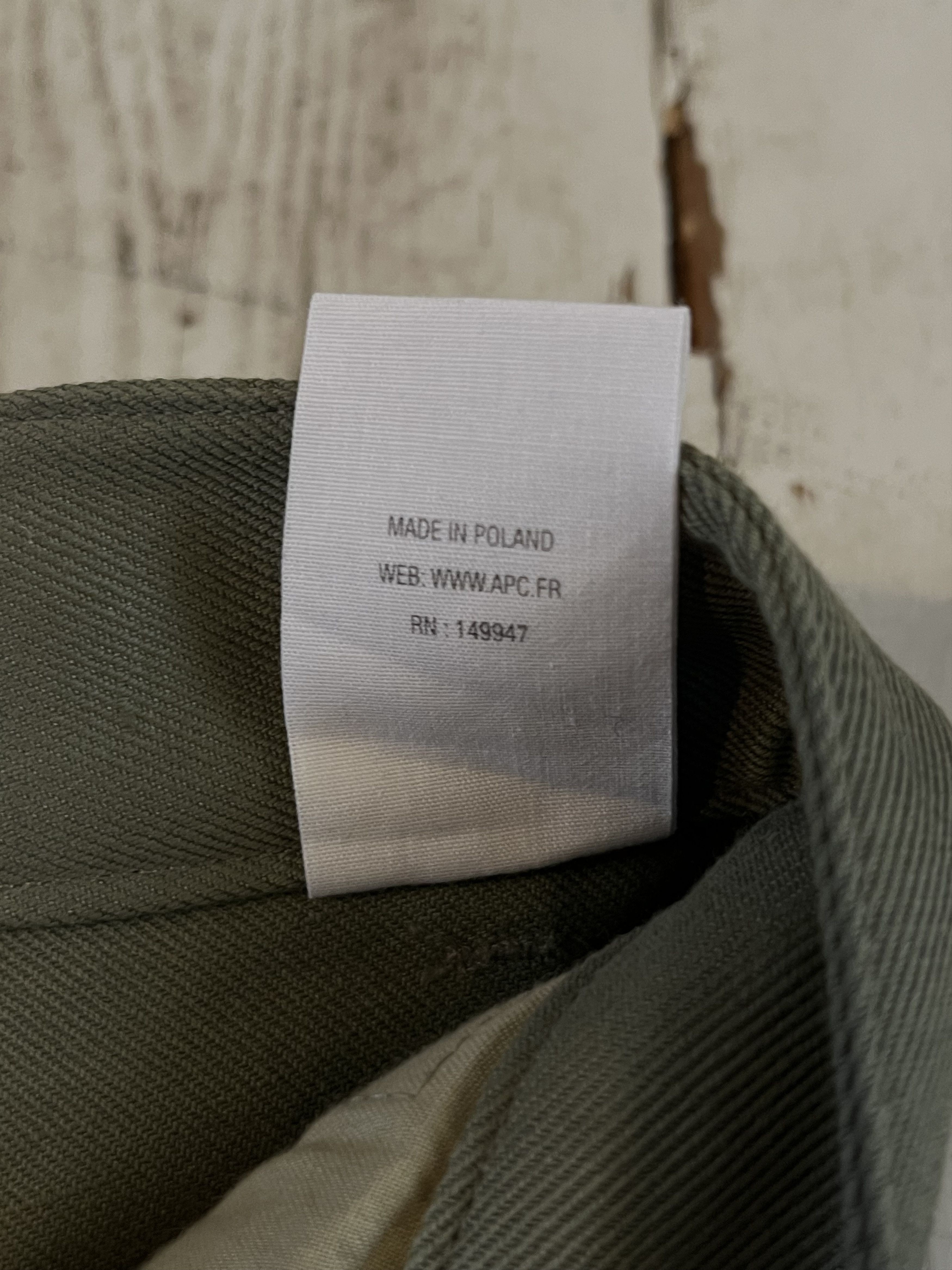 A.P.C. APC Cotton Lin Classic Pants Size 29" - 7 Thumbnail