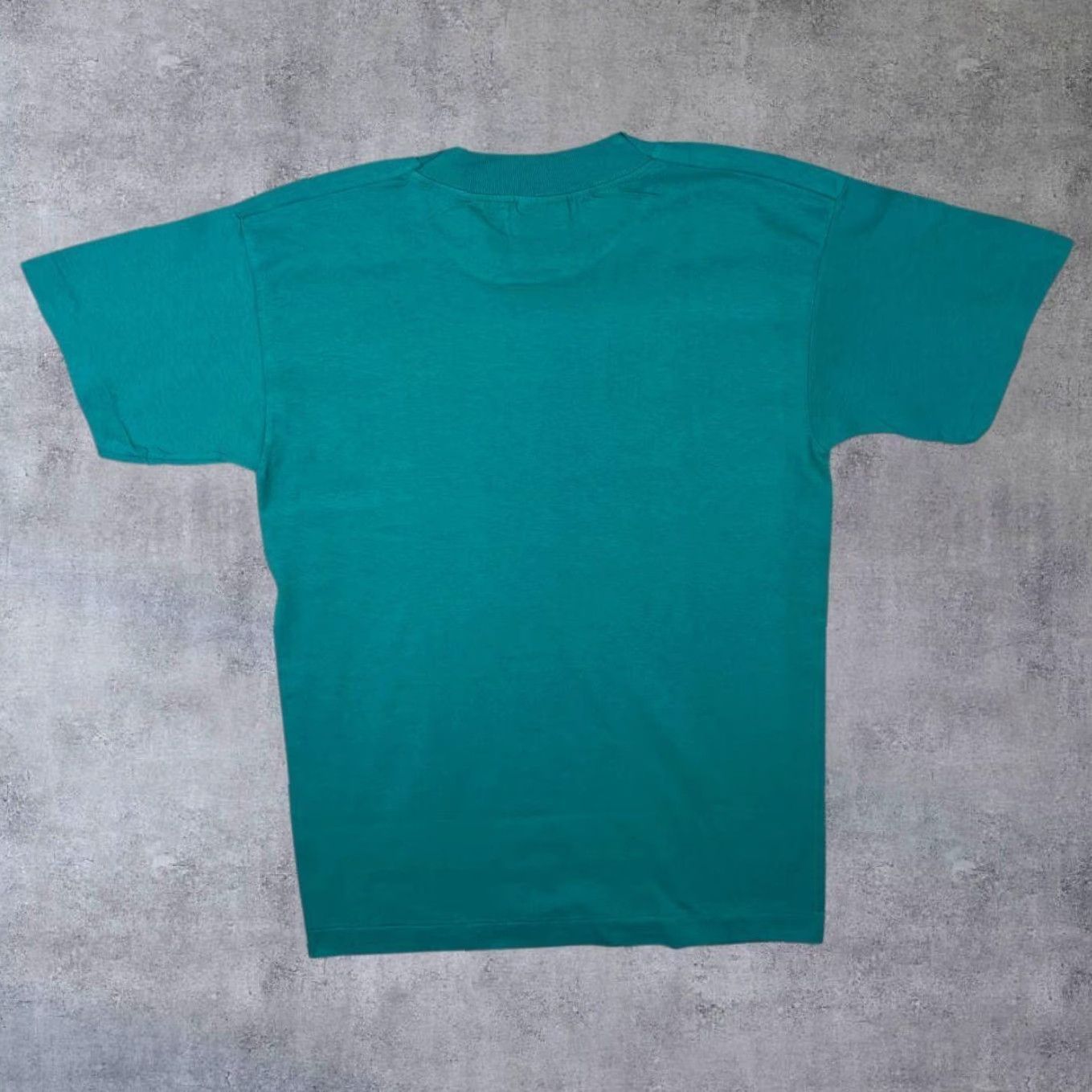 Vintage VINTAGE Screen Stars Big Rex I’ll Be Back Dinosaur Biker Single Stitch T-Shirt S Mens Turquoise 1993 90s Graphic Cartoon Print Size US S / EU 44-46 / 1 - 2 Thumbnail
