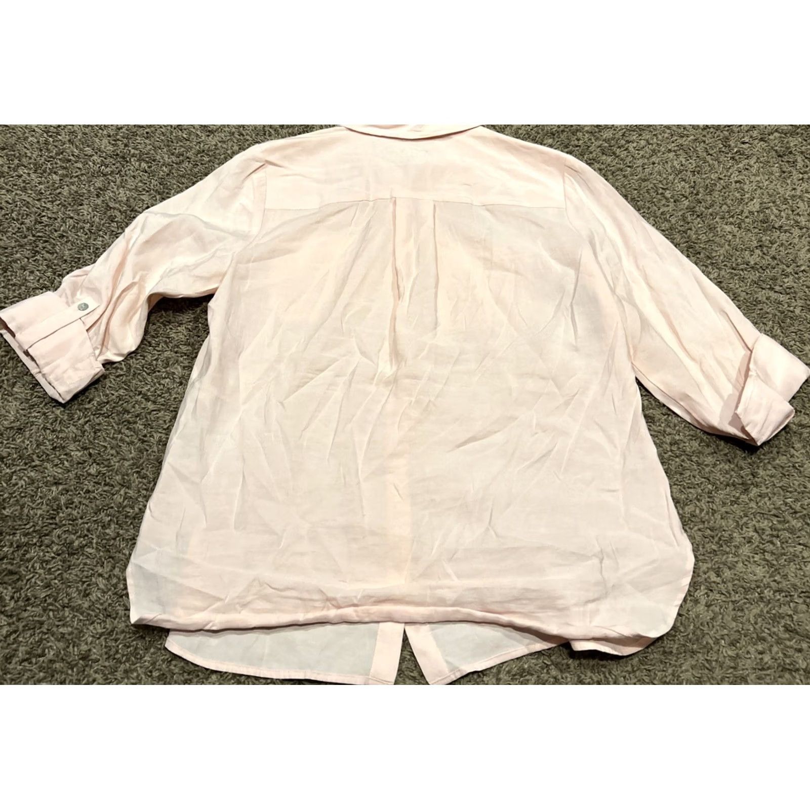 Vintage Chico's Shirt Button-Up 1 Women Size XS / US 0-2 / IT 36-38 - 4 Thumbnail