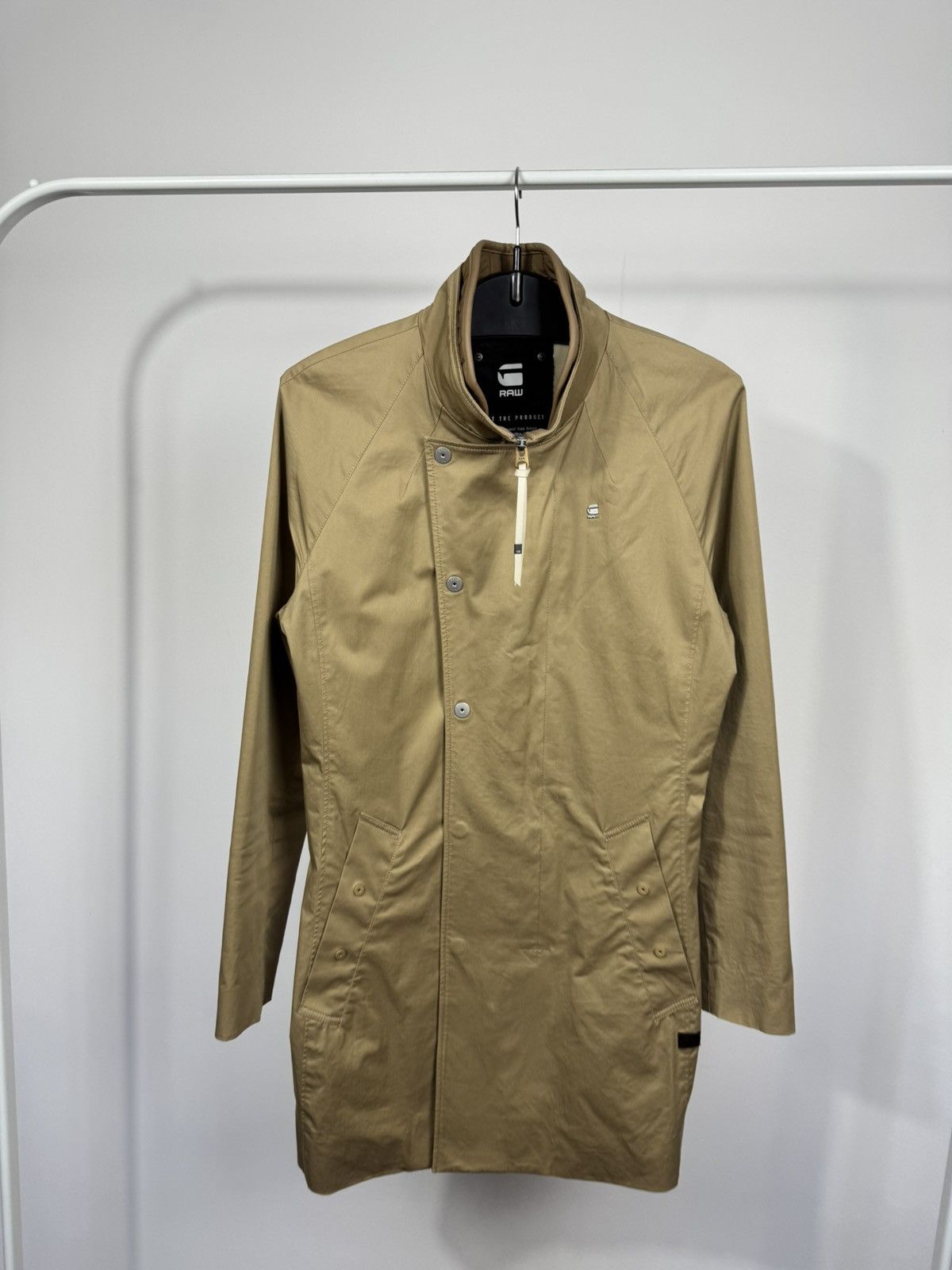 G-Star G-Star RAW Minor Slim Trench Women Beige Coat Jacket Size S Size S / US 4 / IT 40 - 2 Thumbnail