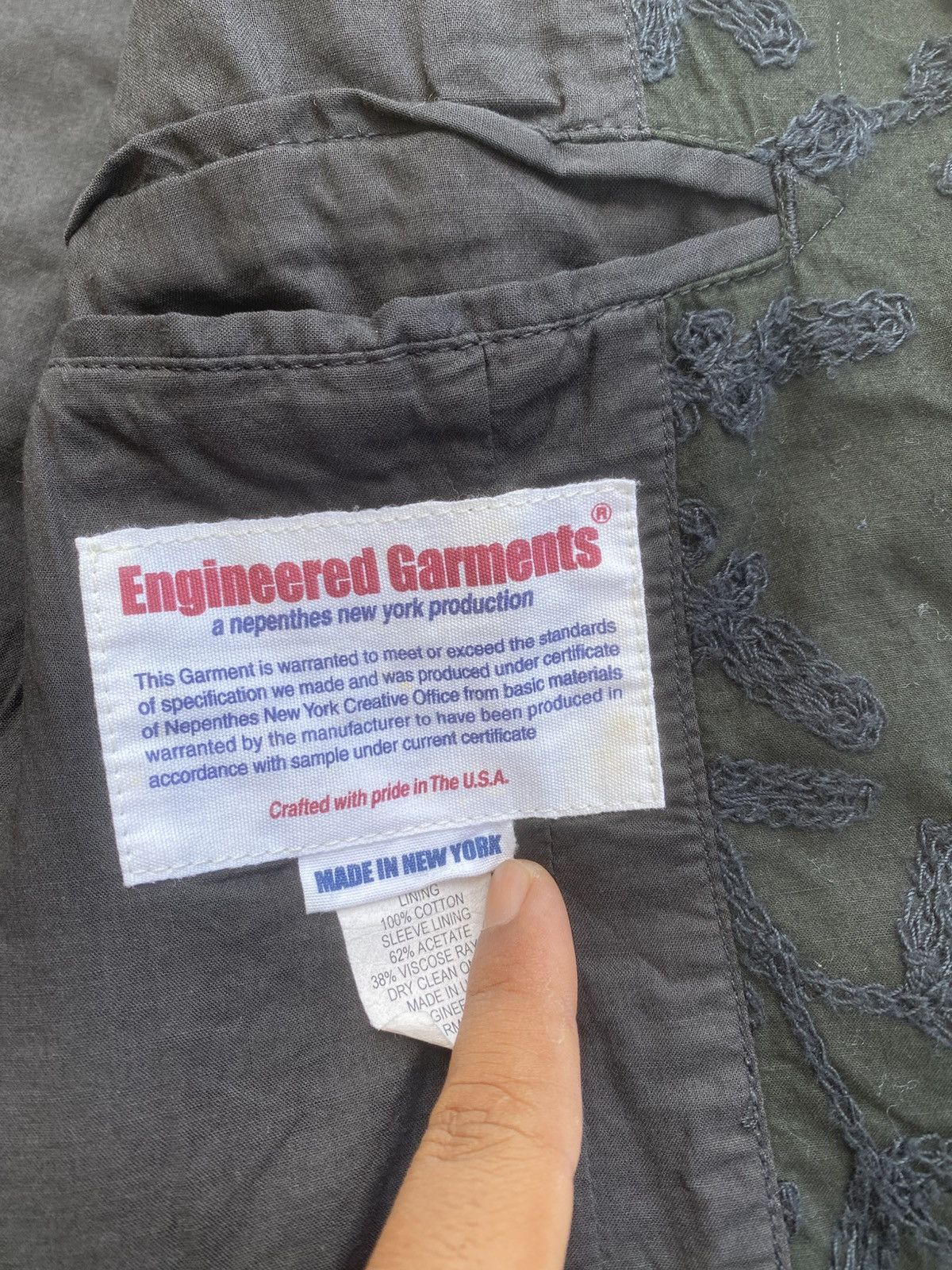 Engineered Garments Engineered Garments Chain Stitch Florals Embroidery Jacket Size XS / US 0-2 / IT 36-38 - 19 Thumbnail