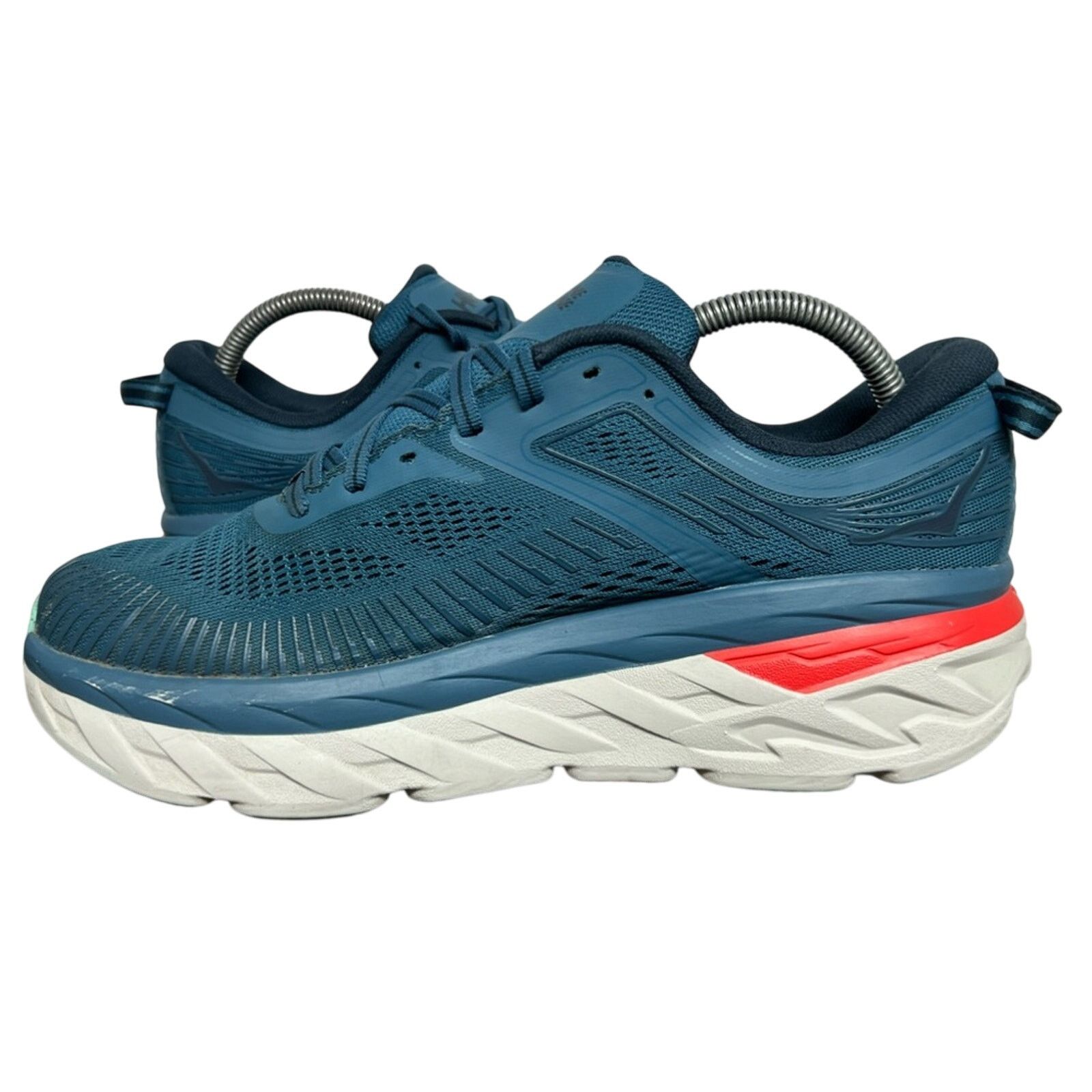 Hoka Hoka One One Mens Bondi 7 Running Shoes Sneakers SZ 9 CLEAN Size US 9 / EU 42 - 3 Thumbnail