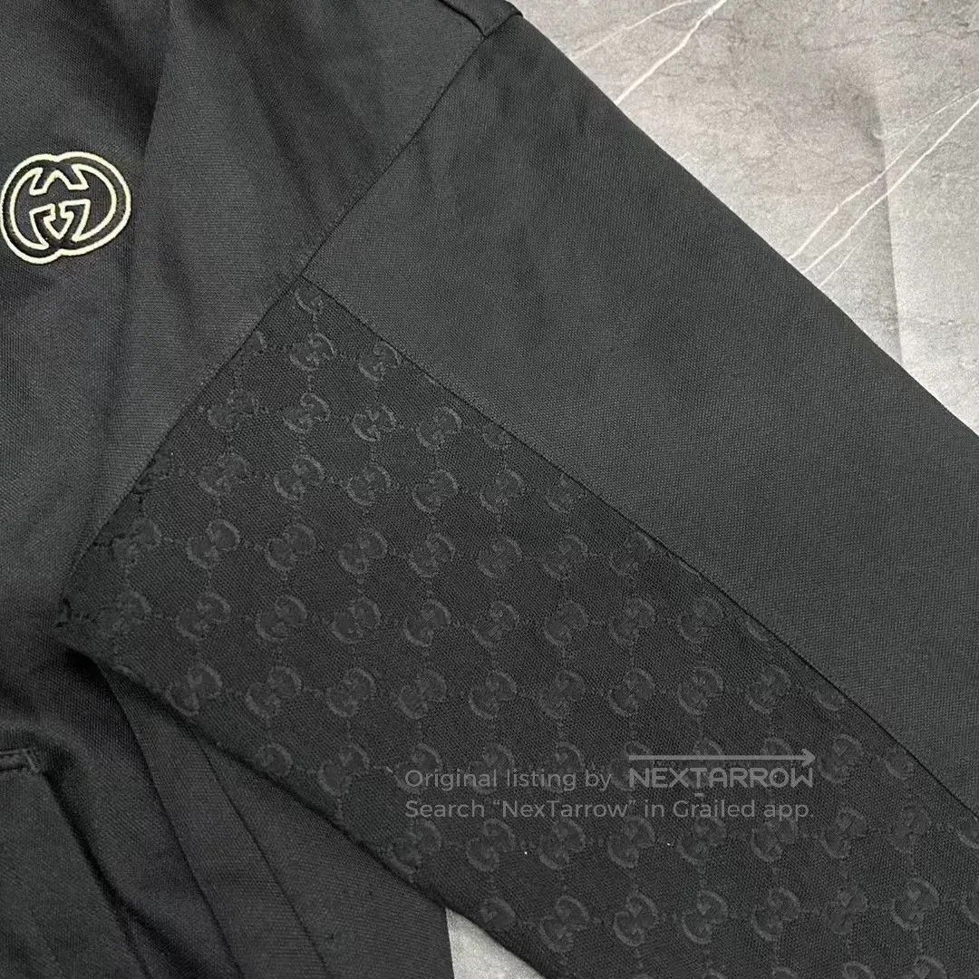 Gucci Gucci Long-Sleeve Half-Zip Logo Jacket. Size US L / EU 52-54 / 3 - 6 Thumbnail