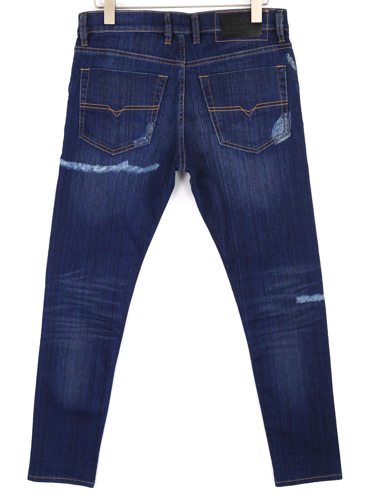 Diesel TEPPHAR 0098N W30/L32 Slim Ripped Blue Jeans 40196 Size US 30 / EU 46 - 2 Thumbnail