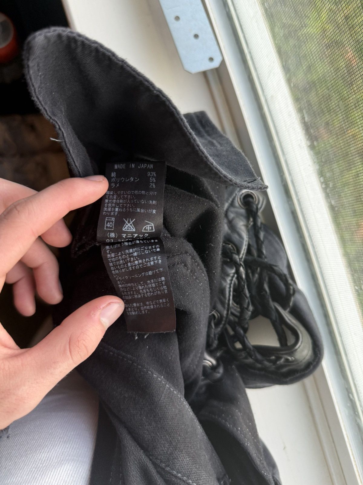If Six Was Nine If Six Was Nine Black Pinstripe Lace-Up Sera sbcm Denim Size US 29 - 6 Thumbnail