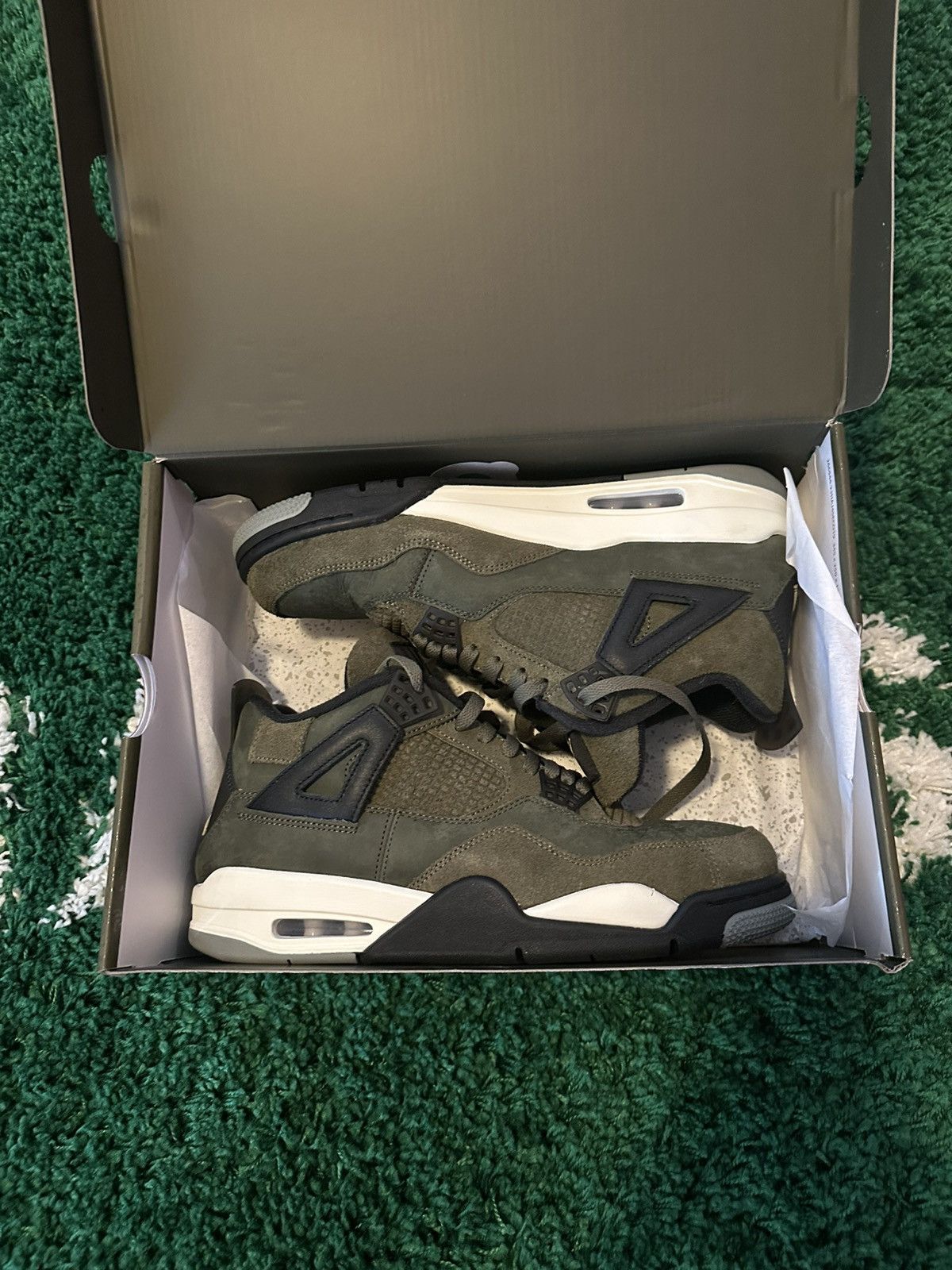 Jordan Brand × Nike Jordan 4 Craft Medium Olive 11 Size US 11 / EU 44 - 1 Thumbnail