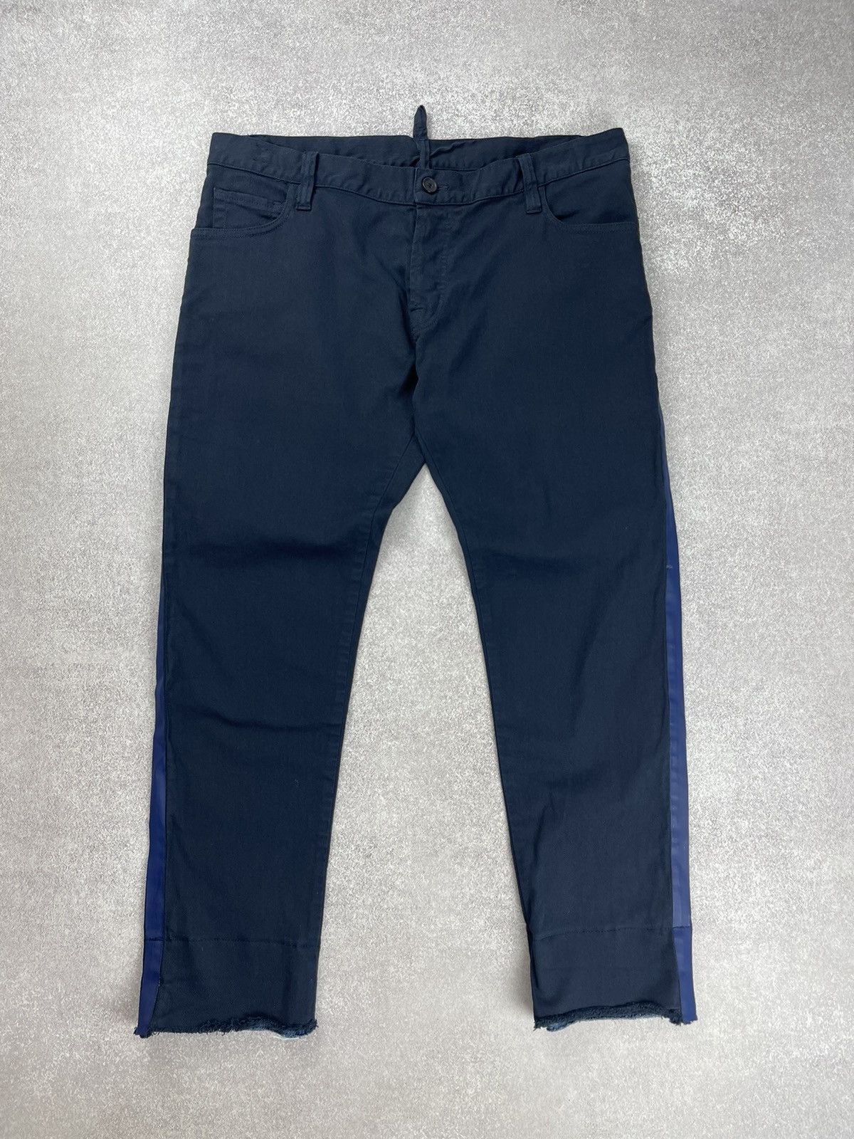 Vintage Maurizio Massimino Selvedge Avant Garde Cotton Pants Size 48 Size US 33 - 2 Thumbnail