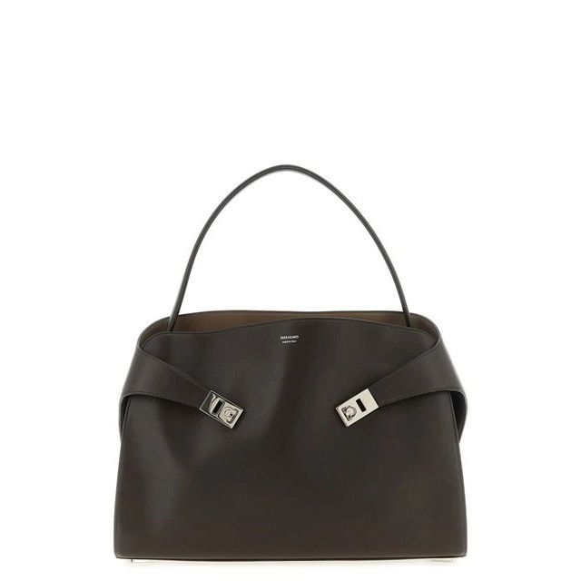 Salvatore Ferragamo FERRAGAMO Hug Soft Testa Di Moro Large Shoulder Bag New & Au Size ONE SIZE - 1 Thumbnail