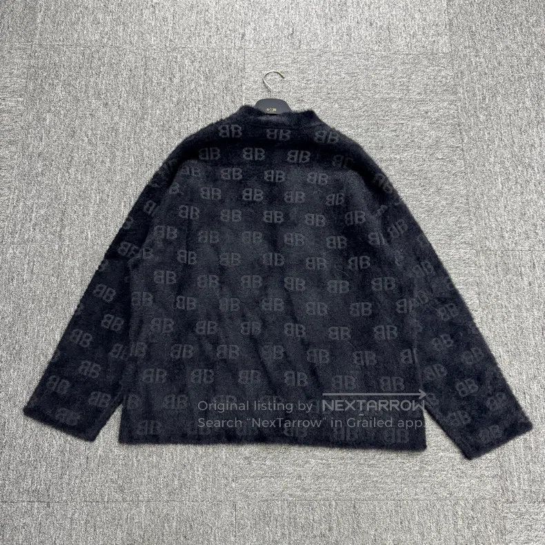 Balenciaga Balenciaga All-Over Printed Double B Cardigan Size US S / EU 44-46 / 1 - 5 Thumbnail