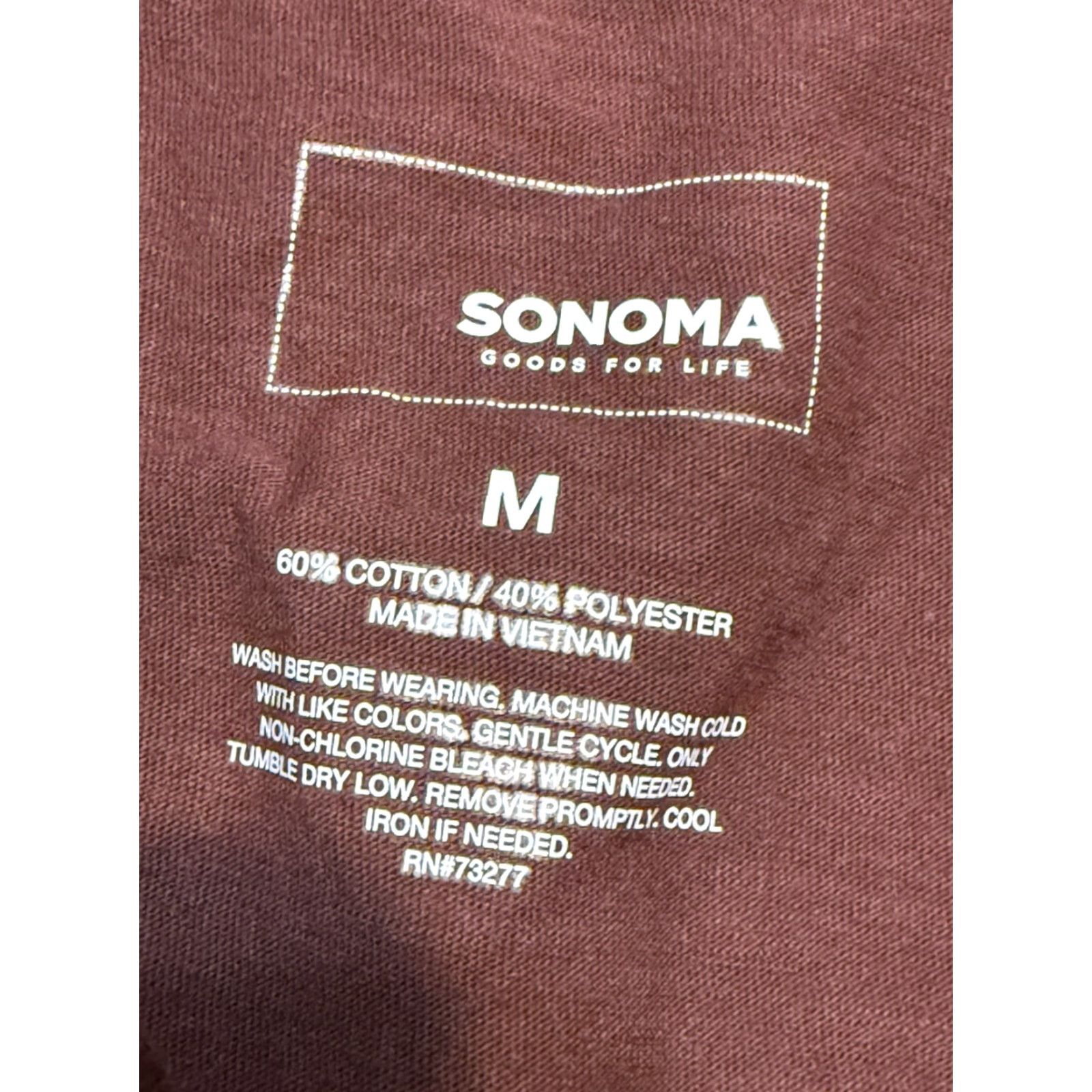 Vintage Sonoma Tank Top Women's Size M Red V-neck Sleeveless Shirt Tank, Regular, Rayon, Pullover, Casual, Machine Washable, Vintage No, 90s? Size M / US 6-8 / IT 42-44 - 5 Thumbnail