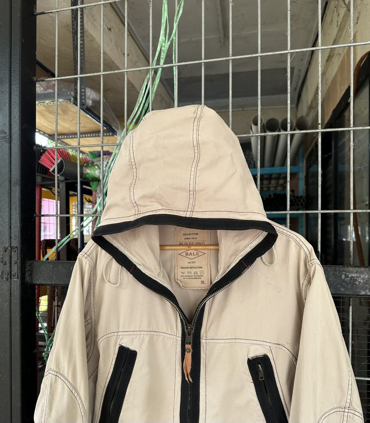 Vintage 👹Vintage Ball Hooded Utility Jacket Size US L / EU 52-54 / 3 - 3 Thumbnail