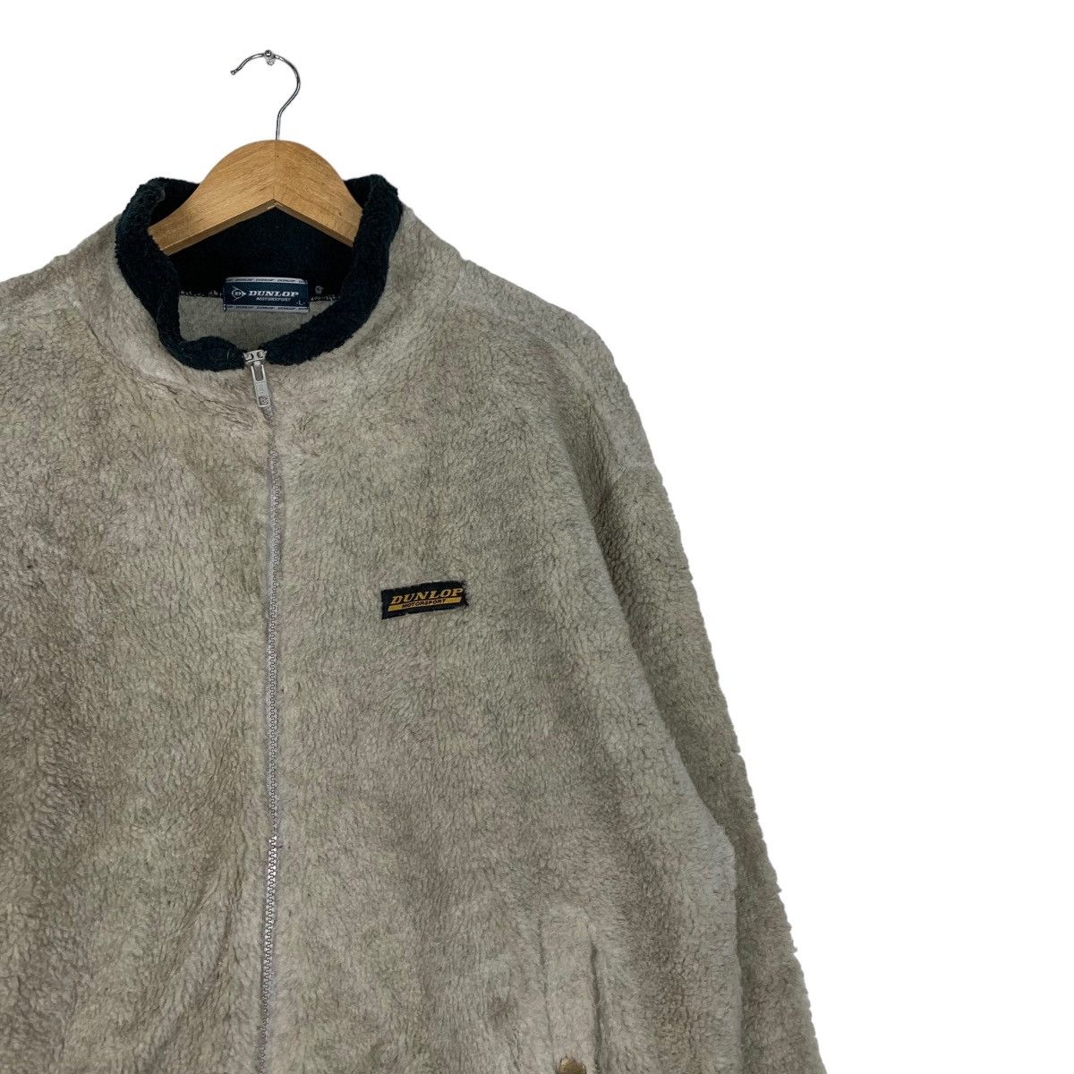 Dunlop DUNLOP MOTORSPORT Big Logo Fleece Bomber Jacket #1032-C46 Size US L / EU 52-54 / 3 - 7 Thumbnail