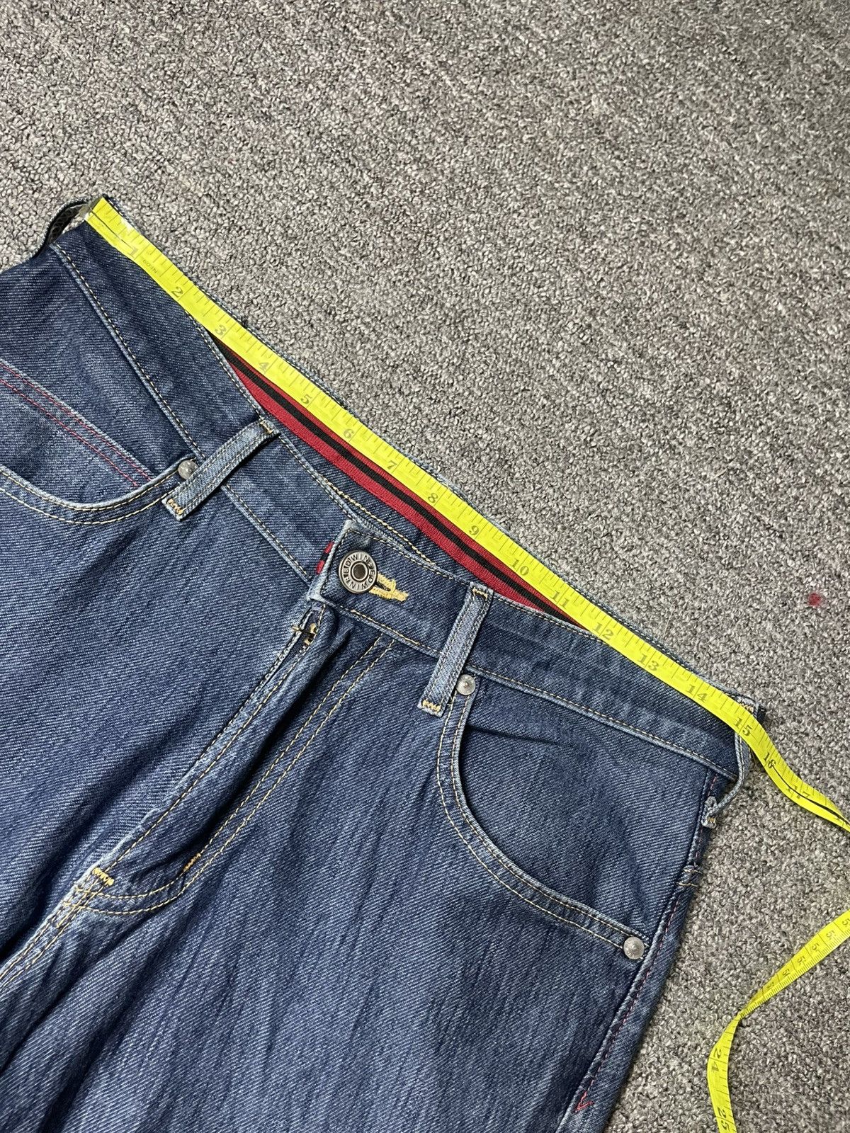 Edwin × Vintage Vintage EDWIN 403 Straight Cut Jeans (92) Size US 31 - 4 Thumbnail