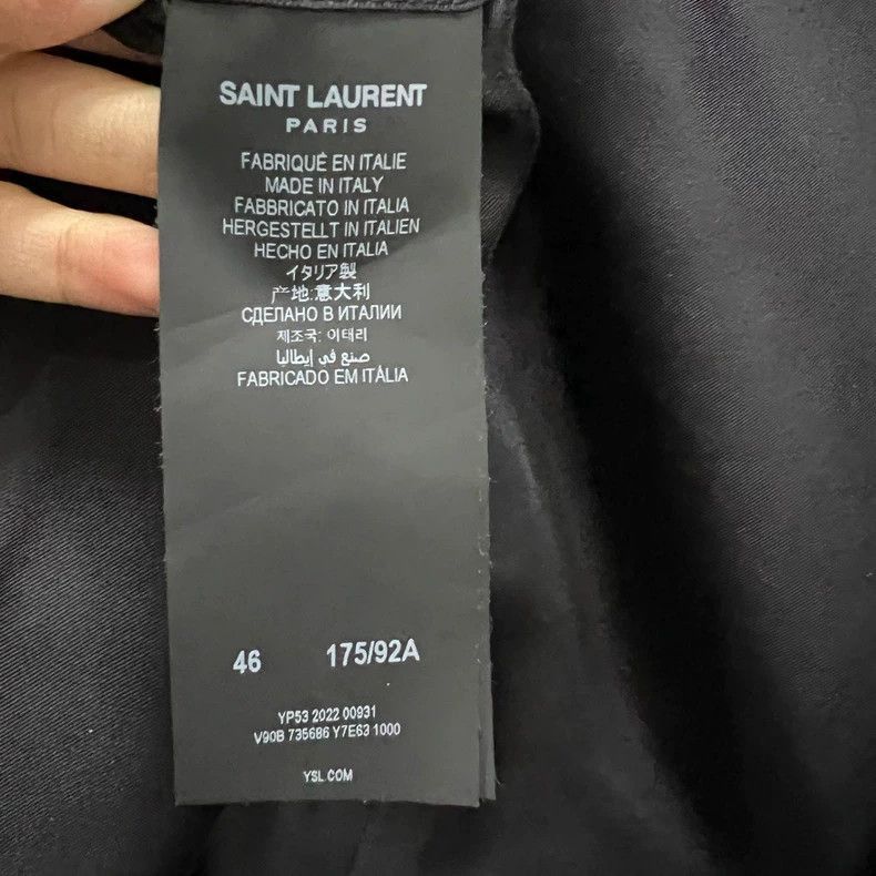 Saint Laurent Paris saint laurent black double-breasted blazer Size US M / EU 48-50 / 2 - 4 Thumbnail