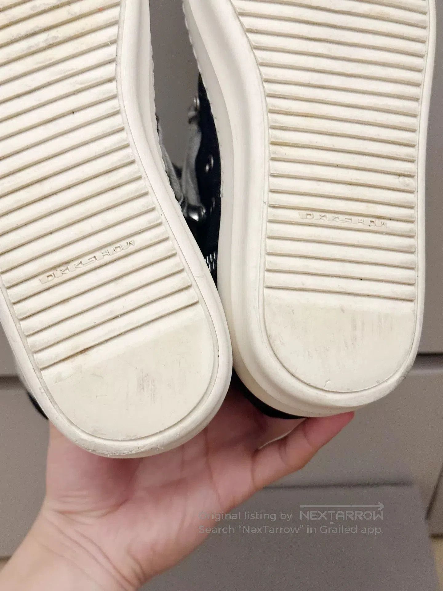 Rick Owens Drkshdw Rick Owens DRKSHDW High-Top Canvas Sneakers. Size US 7 / EU 40 - 8 Thumbnail