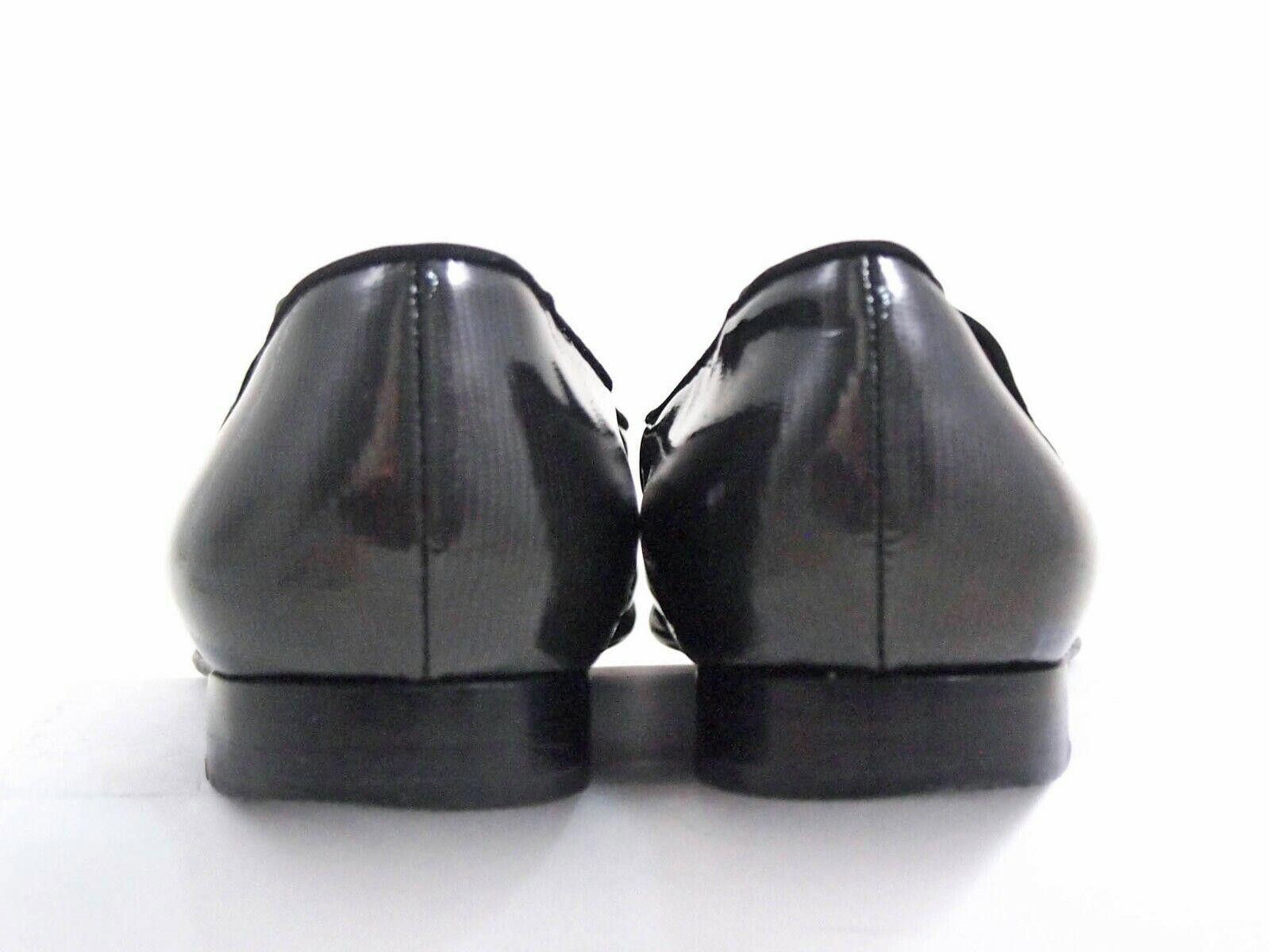 Giorgio Armani Giorgio Armani Loafers Metallic Gray Pat Leather EU 36 US 6 Size US 6 / IT 36 - 7 Thumbnail