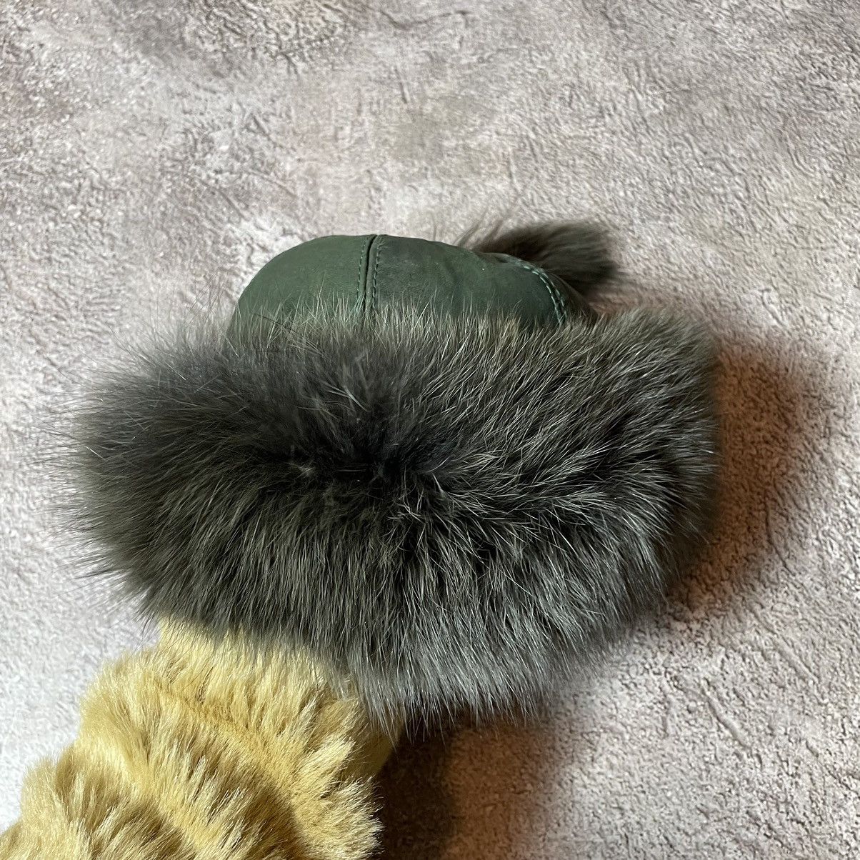 Vintage Vintage 90s Mohair Beanie Ushanka Faux Fur Grunge Boxy OS Size ONE SIZE - 2 Thumbnail