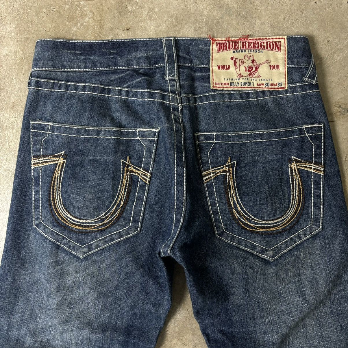 True Religion × Vintage Y2K TRUE RELIGION JEANS Size US 33 - 2 Thumbnail