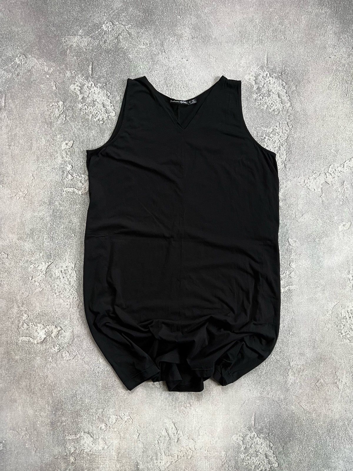 Gudrun Sjoden Gudrun Sjoden Tank Midi Dress V Neck Sz XL Sleeveless Sjöden Size XL / US 12-14 / IT 48-50 - 1 Thumbnail