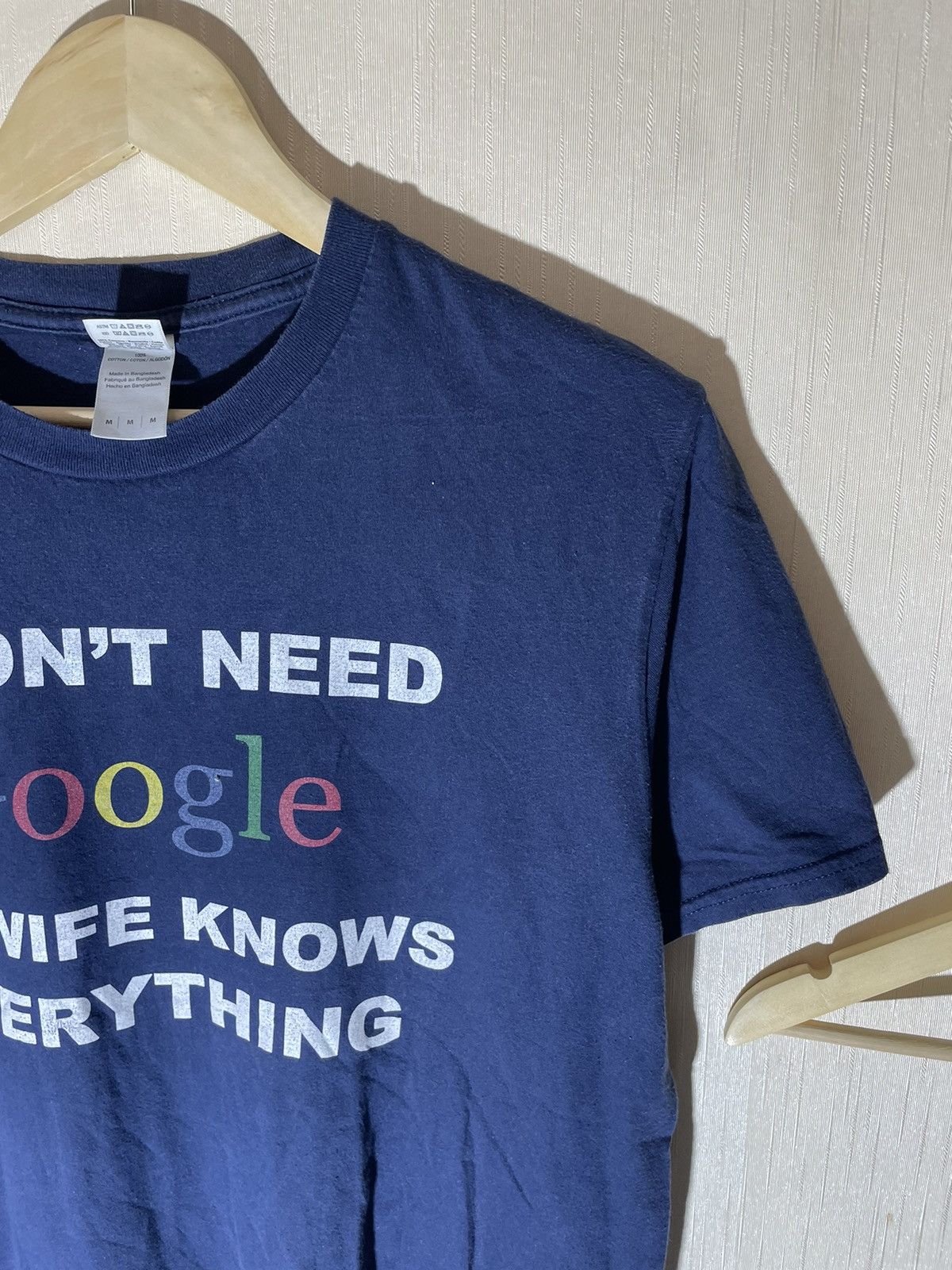 Vintage Google vintage Humor crazy T shirt Size US M / EU 48-50 / 2 - 2 Thumbnail