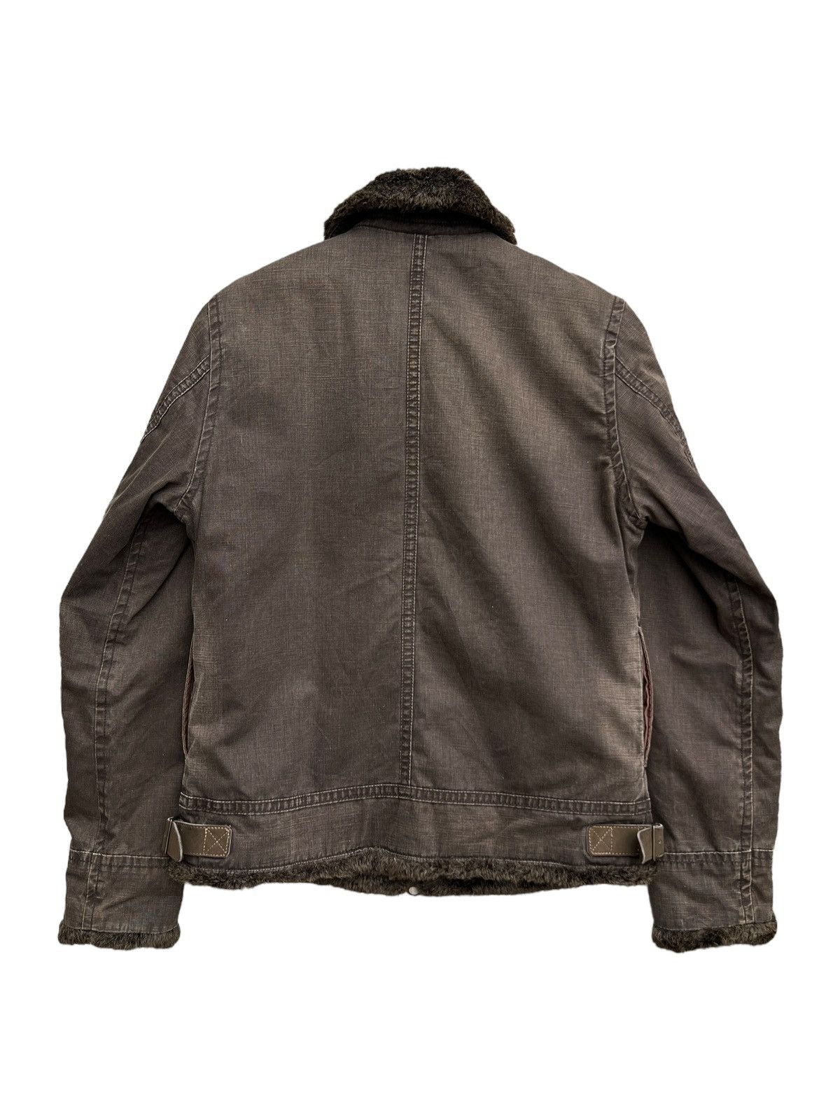 Johnbull Johnbull Alpaca Fur Canvas Sunfaded Brown Jacket Size US M / EU 48-50 / 2 - 4 Thumbnail