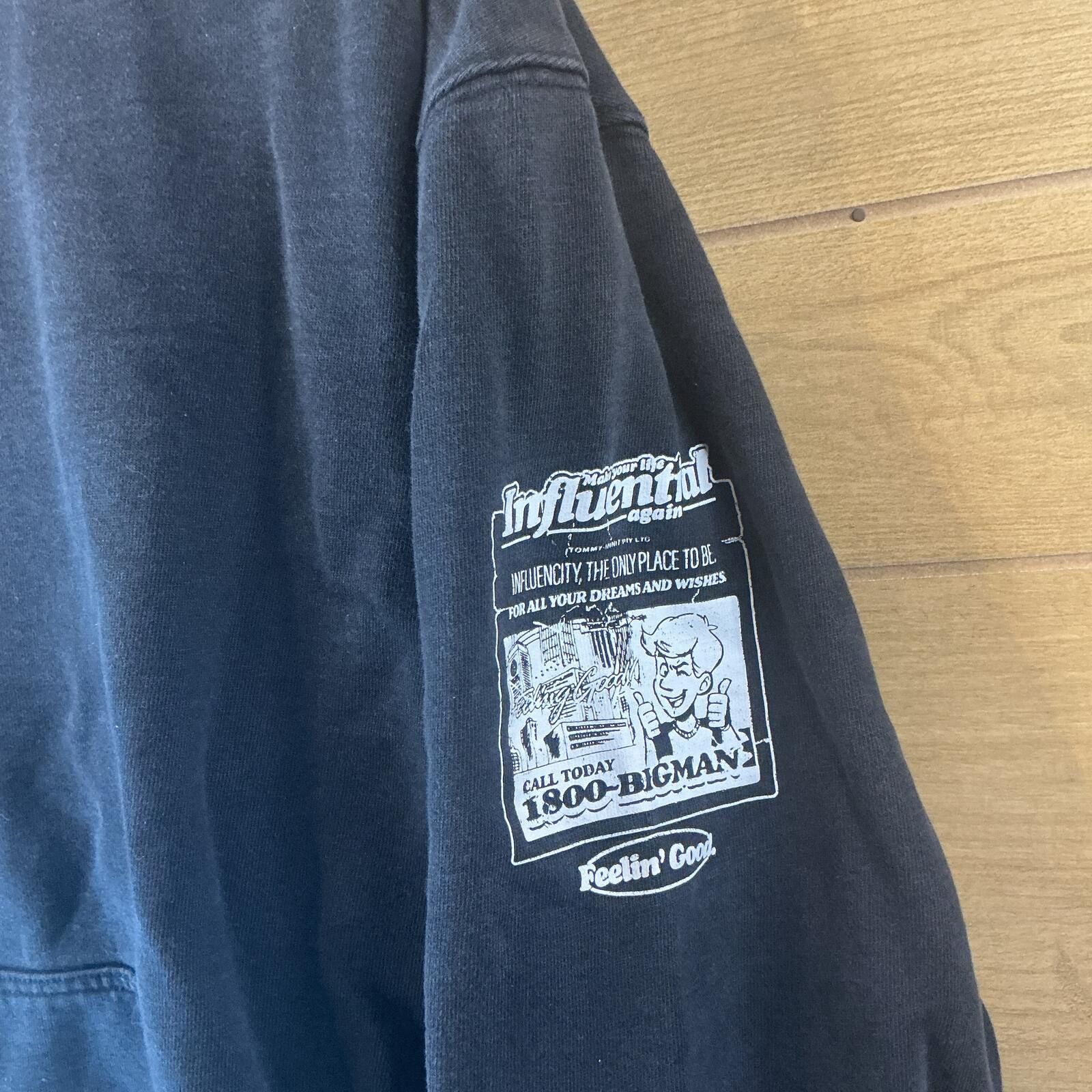 Other TommyInnit Influencity Hoodie Black Sweatshirt Men’s XL Size US XL / EU 56 / 4 - 2 Thumbnail