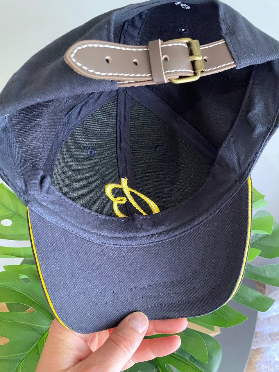 Breitling Breitling Watch Men's Navy Basebal Cap Leather Strap, OS Size ONE SIZE - 12 Thumbnail