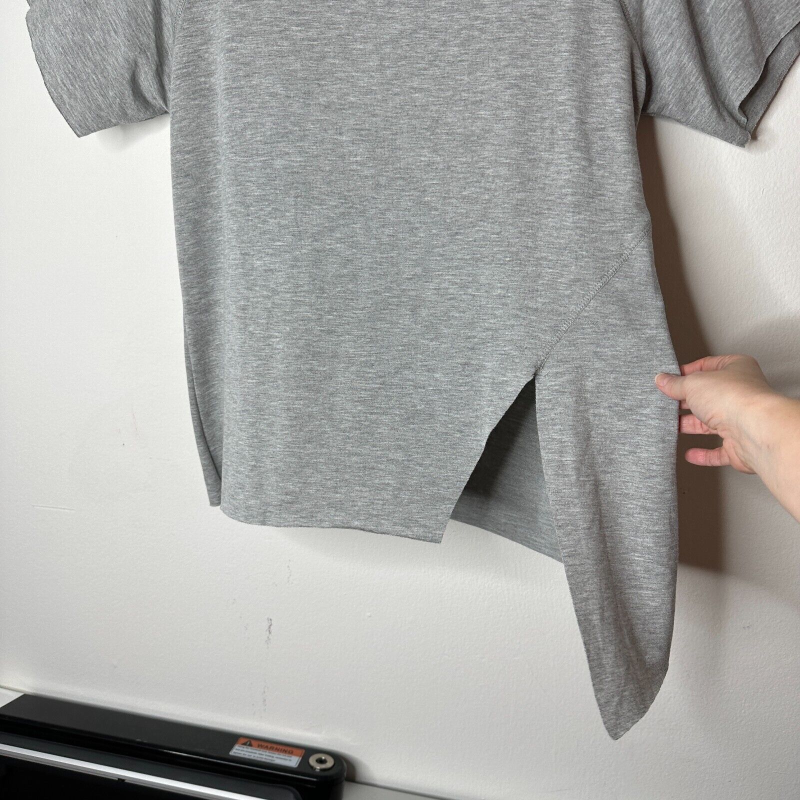 Other Sinuous Casual Gray Asymmetrical Hem Tee Round Neck M Size M / US 6-8 / IT 42-44 - 3 Thumbnail