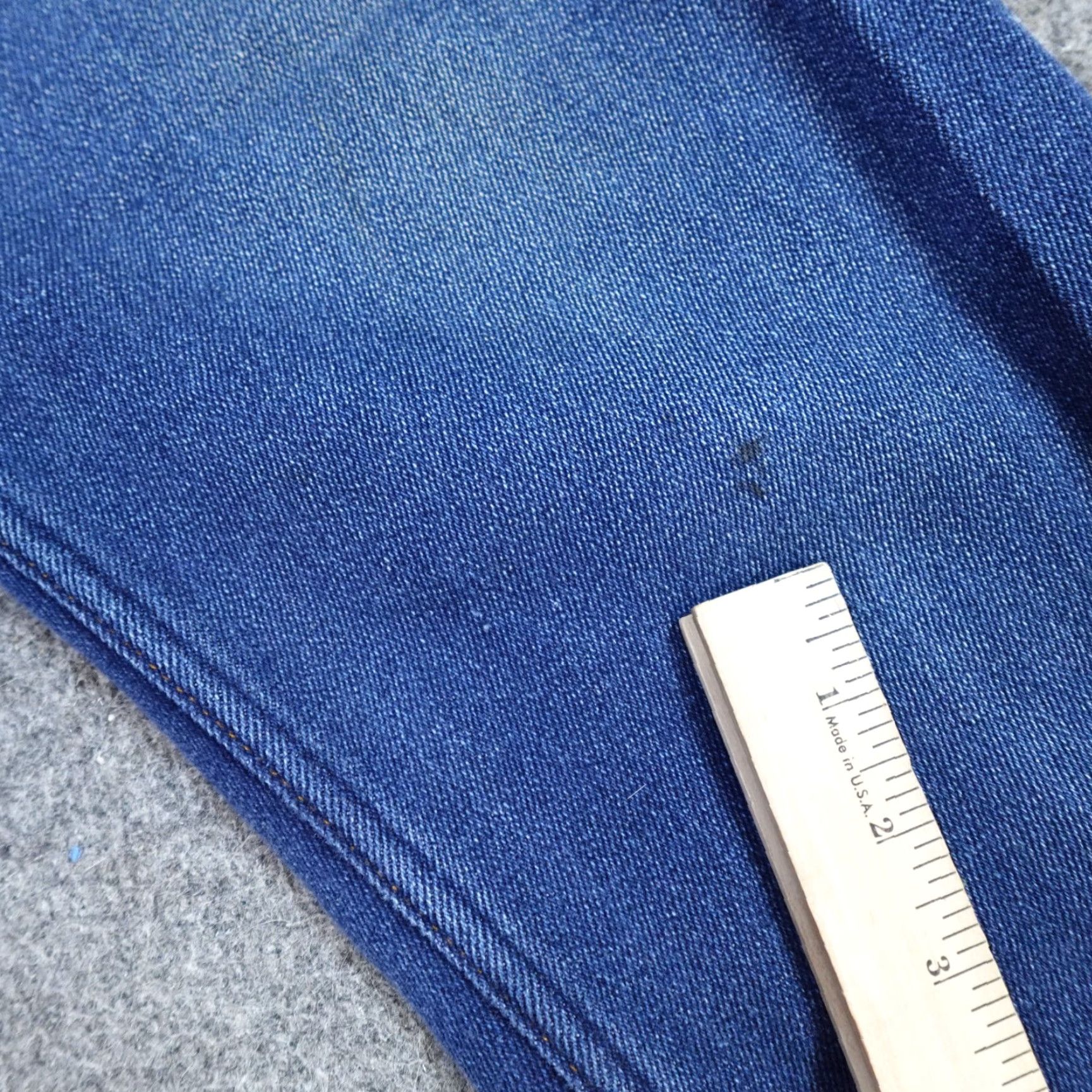 Levi's VINTAGE Levi's 515 Jeans 33 x 27 Blue USA Made Denim Solid Belt Loops Mens Jeans 515 Straight (Inseam 27) 33" Waist Blue Vintage USA Made Size US 33 - 5 Thumbnail