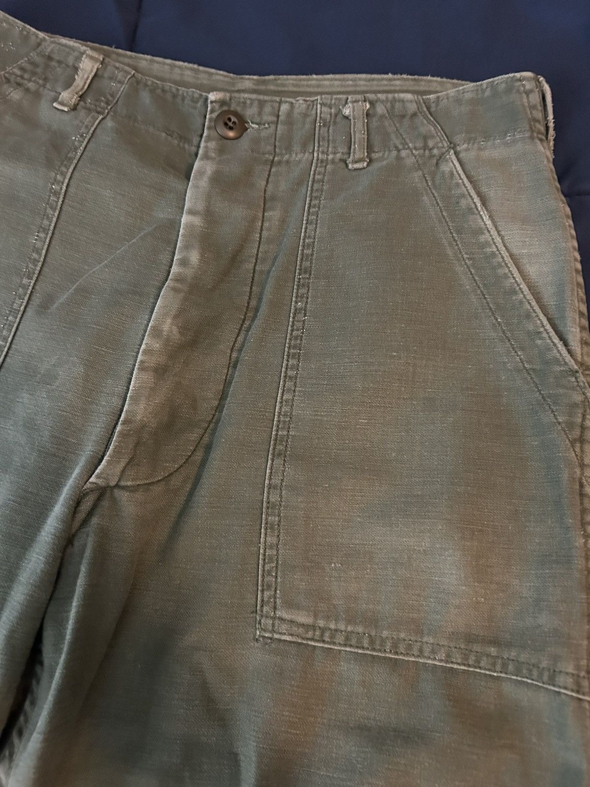 Vintage OG-107 GI x Military x Surplus x Sateen Trousers Size US 32 / EU 48 - 3 Thumbnail