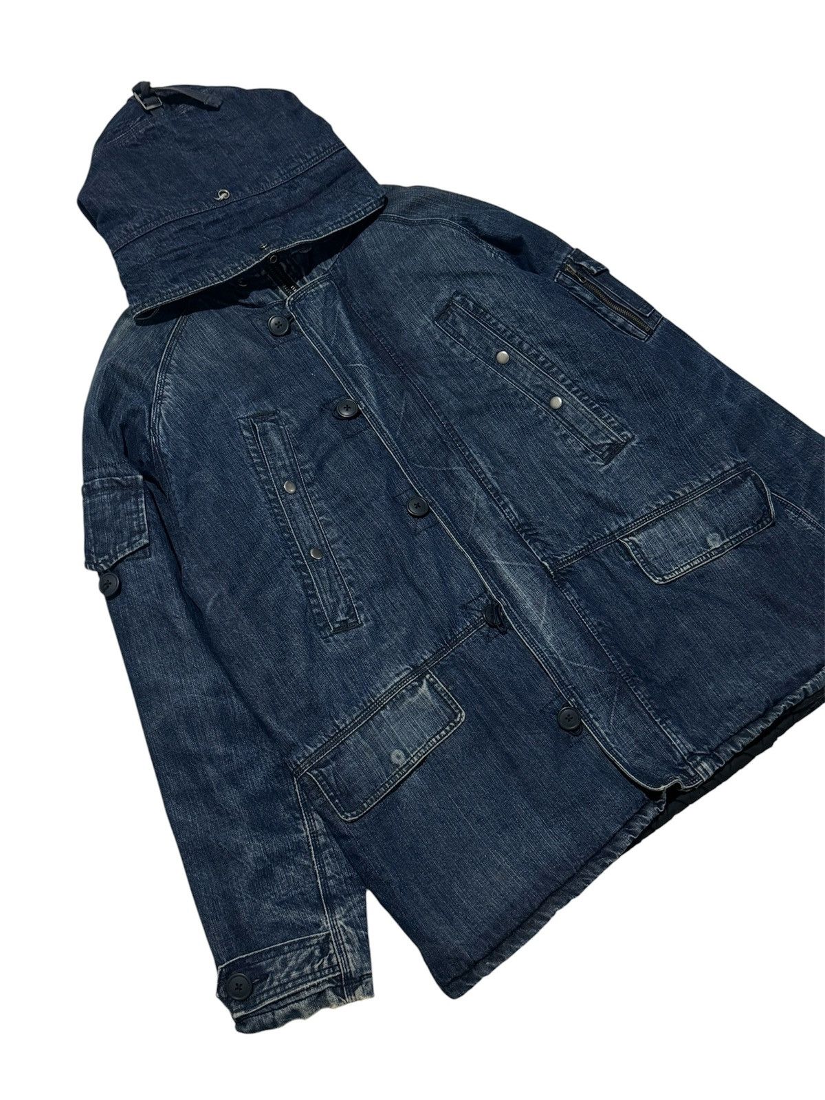 Gap GAP 2003s Denim N-3B Jacket Size US L / EU 52-54 / 3 - 7 Thumbnail