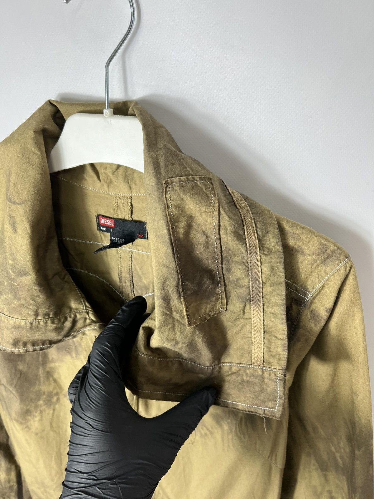 Diesel Vintage military avant garde sk8 y2k Diesel Shirt Dress Size S / US 4 / IT 40 - 8 Thumbnail