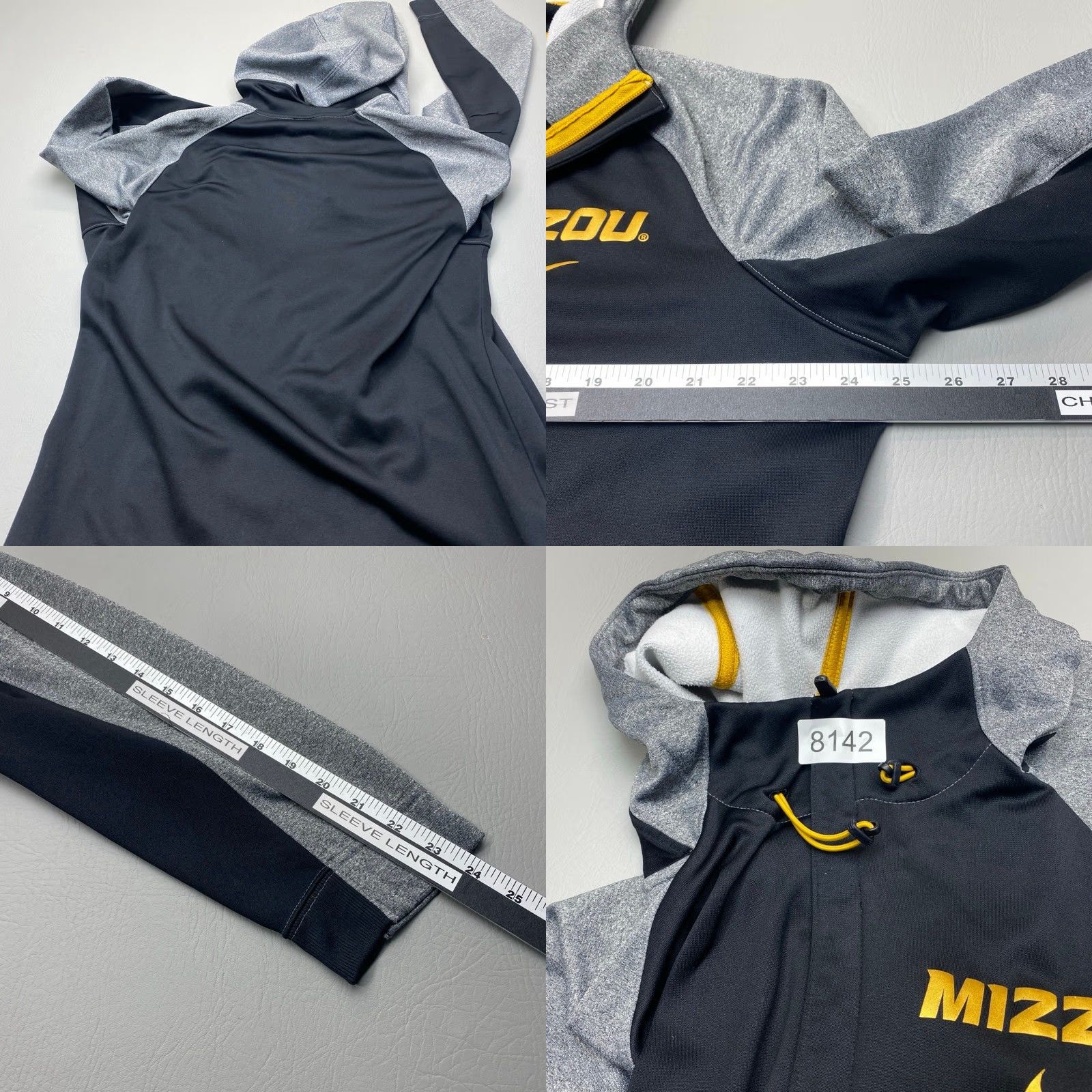 Nike VINTAGE is not applicable; Nike Mizzou Tigers Therma Fit Hoodie Logo Black Men XL NCAA Missouri 8142 Size US XL / EU 56 / 4 - 9 Thumbnail