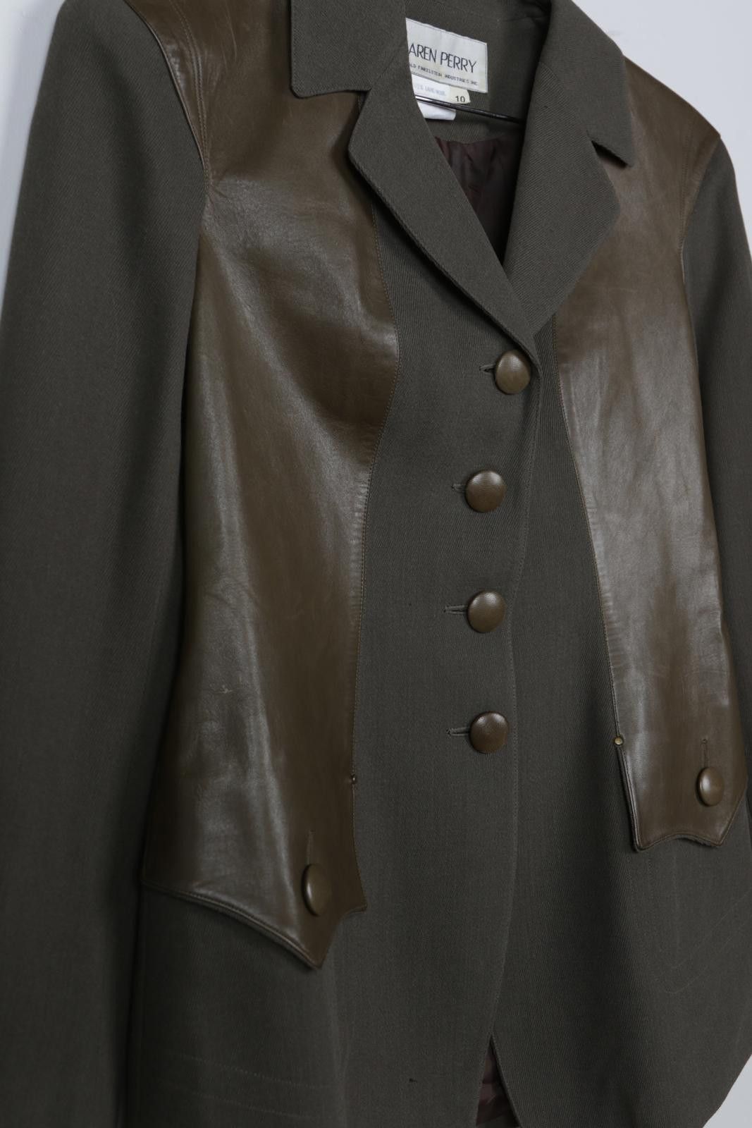 Other 00's Karen Perry Two Tone Formal Jacket Size L / US 10 / IT 46 - 3 Thumbnail
