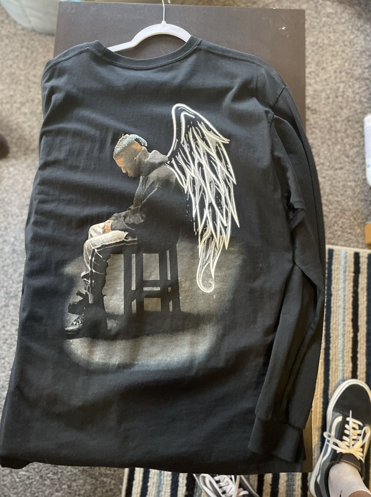 Revenge XXXTENTACION wing ridden angel long sleeve | Grailed