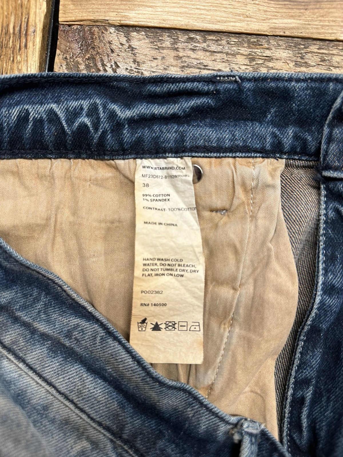 Rta Rta White Spell Blue Denim Jeans Size 38 Size US 38 / EU 54 - 5 Thumbnail