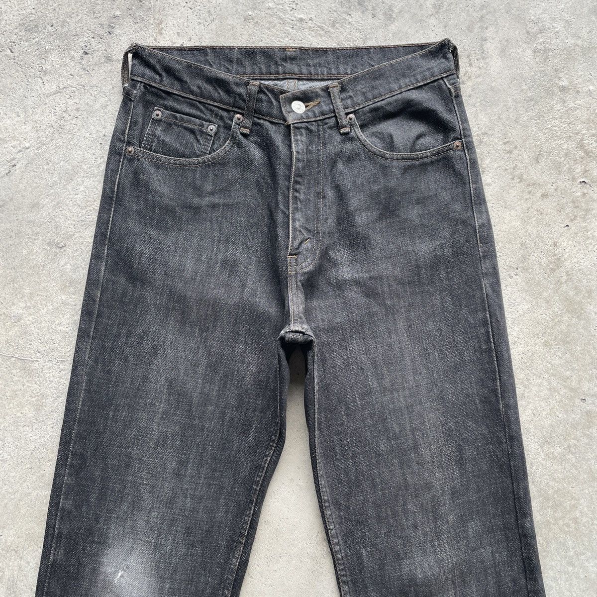 Levi's Vintage Clothing W29x29💥 Vintage Levis 503 J-22 Black Jeans Pants Denim Size US 29 - 3 Thumbnail