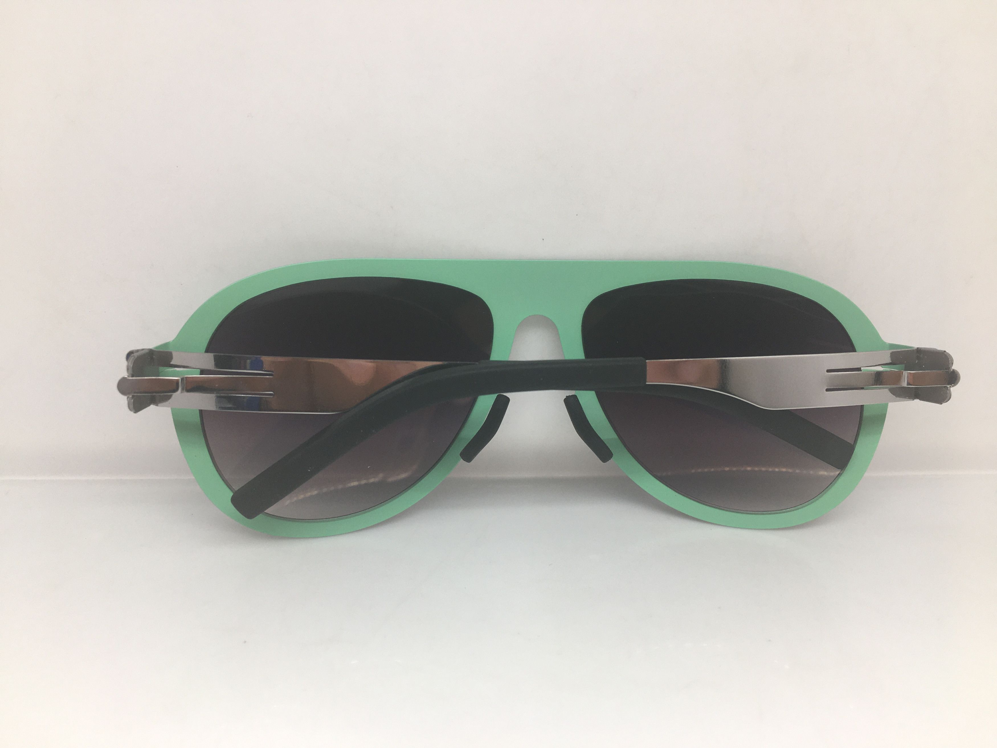 Other Green Silver Alloy Aviator Sunglasses Frame Pilot Size ONE SIZE - 6 Thumbnail