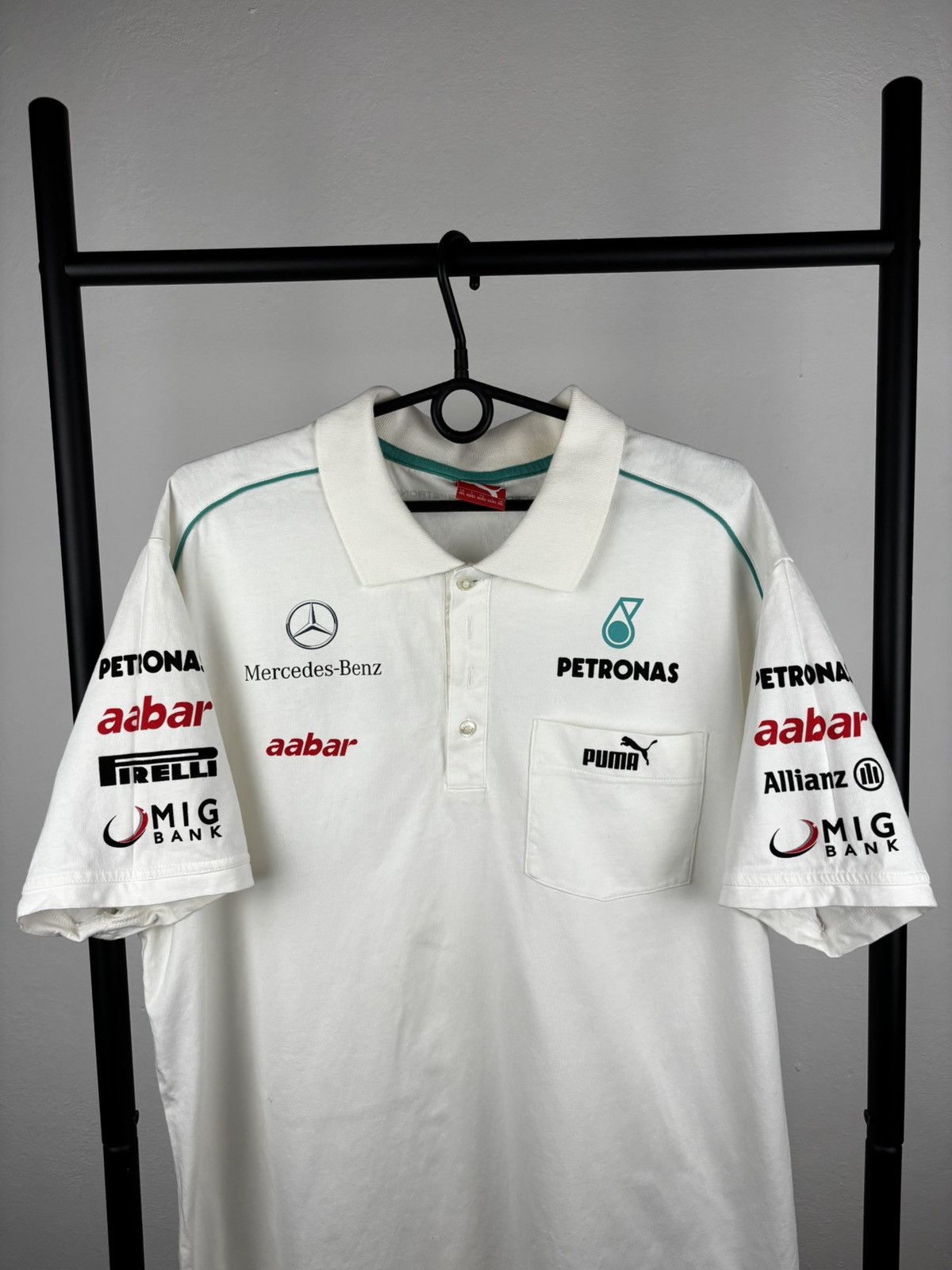 Formula 1 × Puma Puma Mercedes Benz Petronas F1 t shirt XXL Size US XXL / EU 58 / 5 - 2 Thumbnail