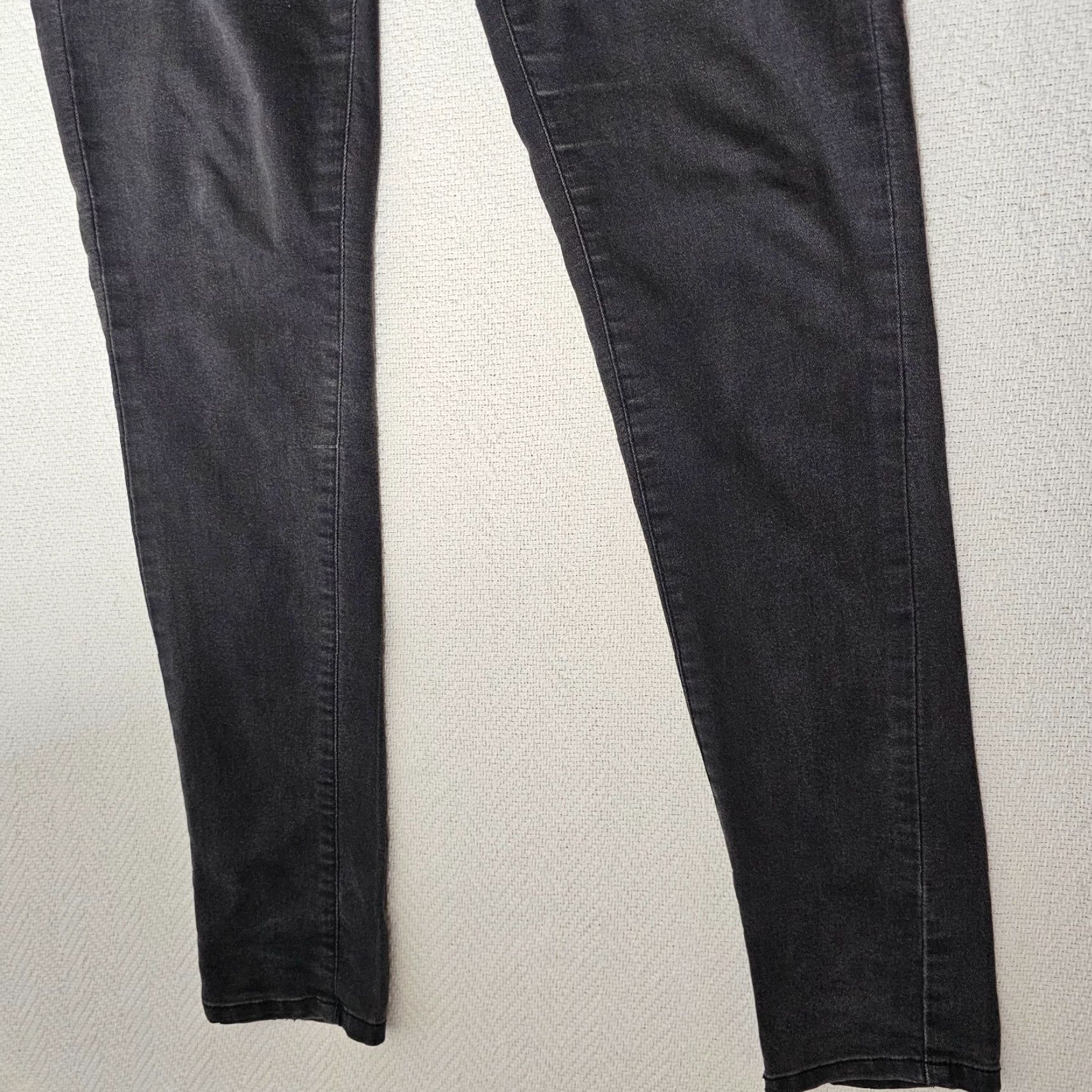 Pepe Jeans VINTAGE Pepe Jeans Women's Jeans Adult 31 Low Rise Tapered Black Light Wash Stretch Denim 5-Pocket Logo Belt Loops 90s Womens Size 24" / US 00 / IT 34 - 2 Thumbnail