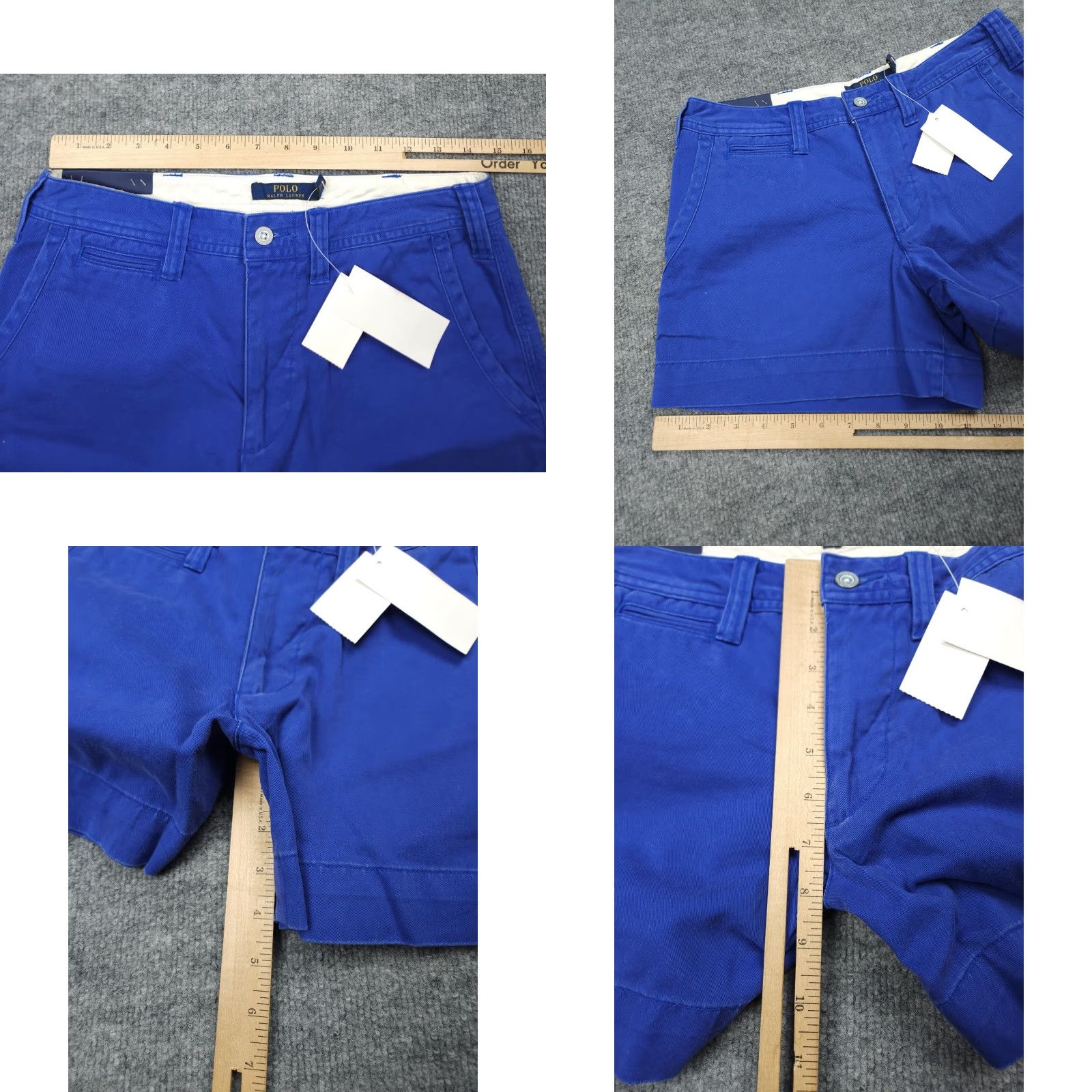 Polo Ralph Lauren Polo Ralph Lauren Shorts Women's 4 Royal Blue 100% Cotton Twill 4" Inseam NWT Size 27" / US 4 / IT 40 - 8 Thumbnail