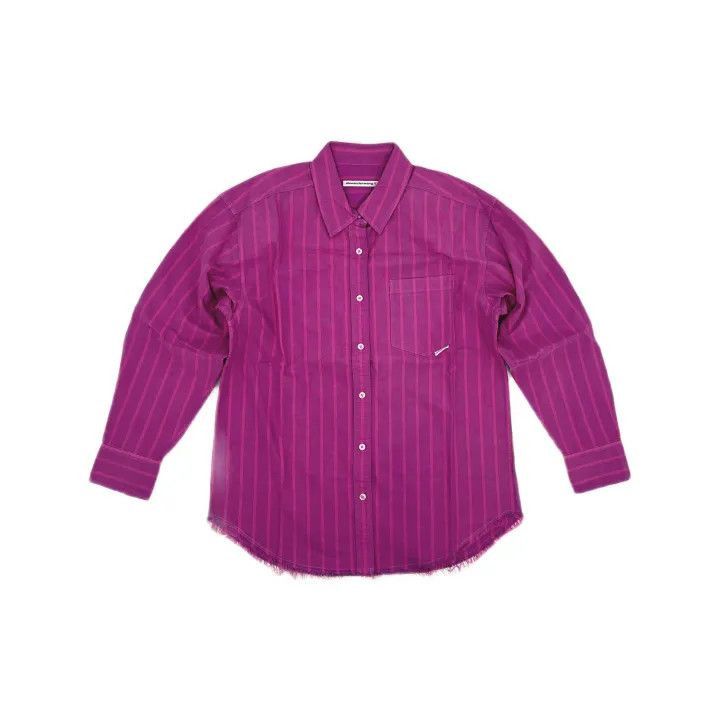 Alexander Wang Alexander Wang Stripe Long Sleeve Casual Shirt - Size XS / US 0-2 / IT 36-38 - 2 Thumbnail