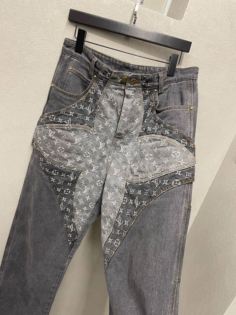 Louis Vuitton Louis Vuitton FW23 Logo monogrammed irregularly cut casual Size US 30 / EU 46 - 3 Thumbnail
