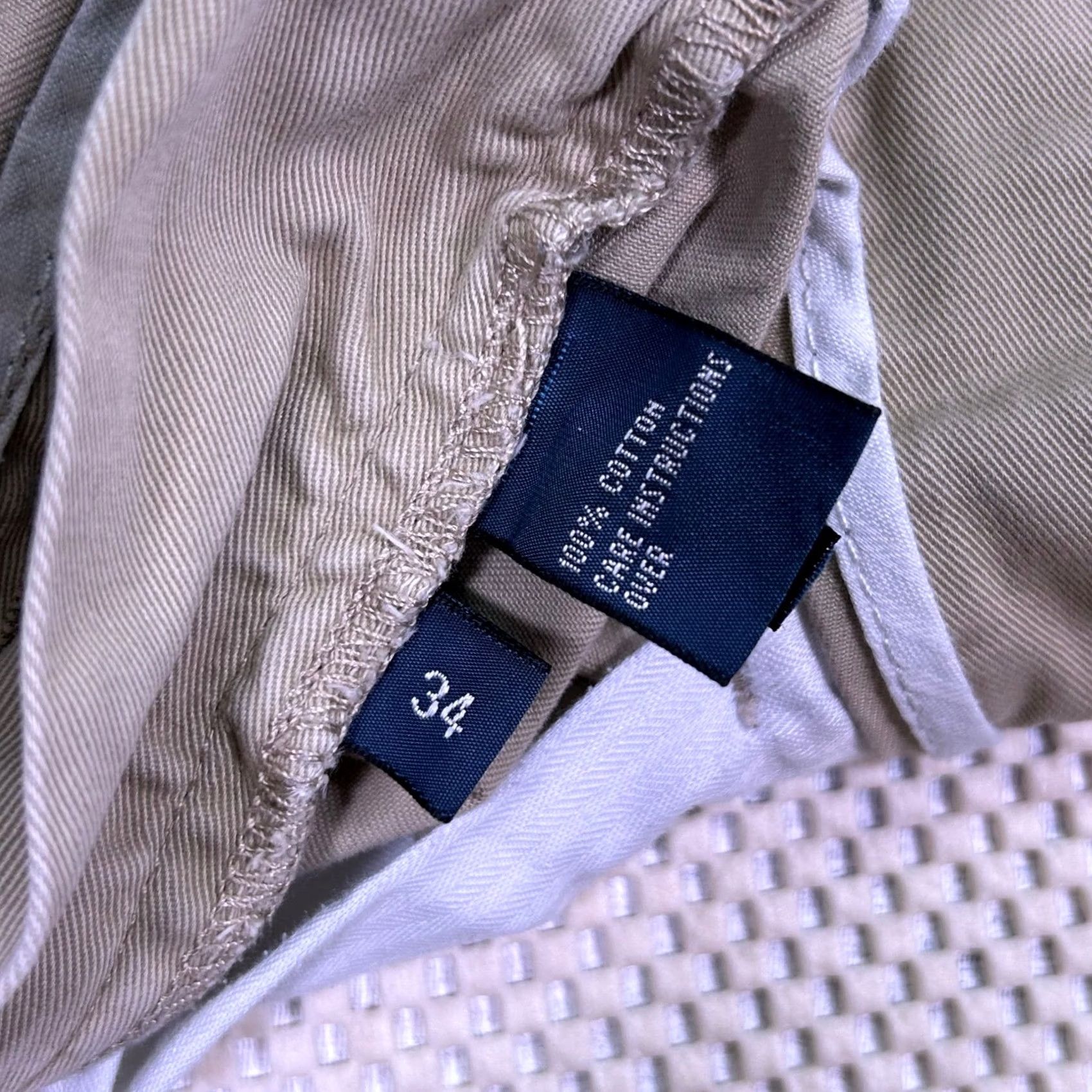 Polo Ralph Lauren VINTAGE Polo Ralph Lauren (no) 34 - Classic Chino Shorts Prospect Beige Cotton Casual Men Size US S / EU 44-46 / 1 - 6 Thumbnail