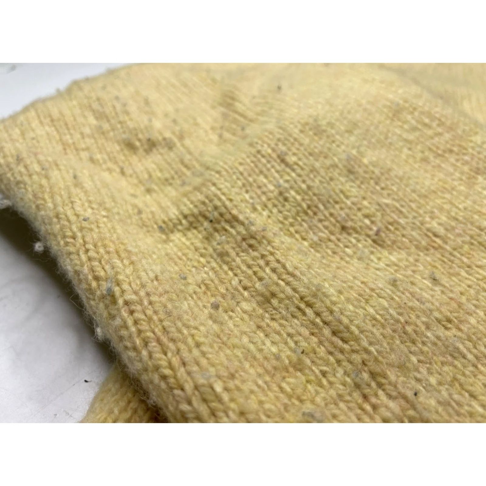 Polo Ralph Lauren Polo Ralph Lauren Knit Sweater Mens 2XL Crew Neck Cable-Knit Angora Wool Merino Wool Yellow Size US XXL / EU 58 / 5 - 4 Thumbnail